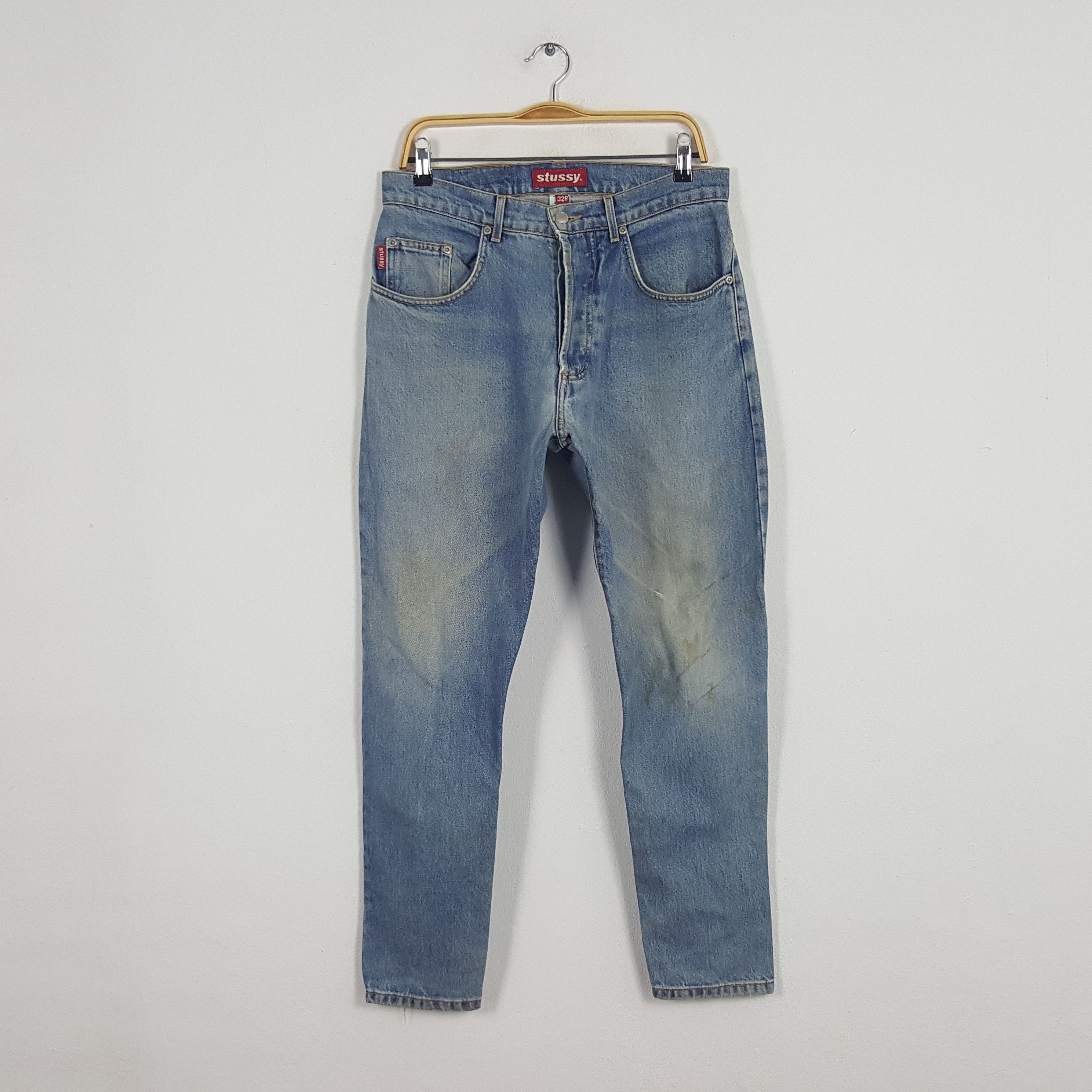 Stussy × Vintage Vintage Stussy Streetwear Style Denim Jeans Size US 32 / EU 48 - 3 Thumbnail