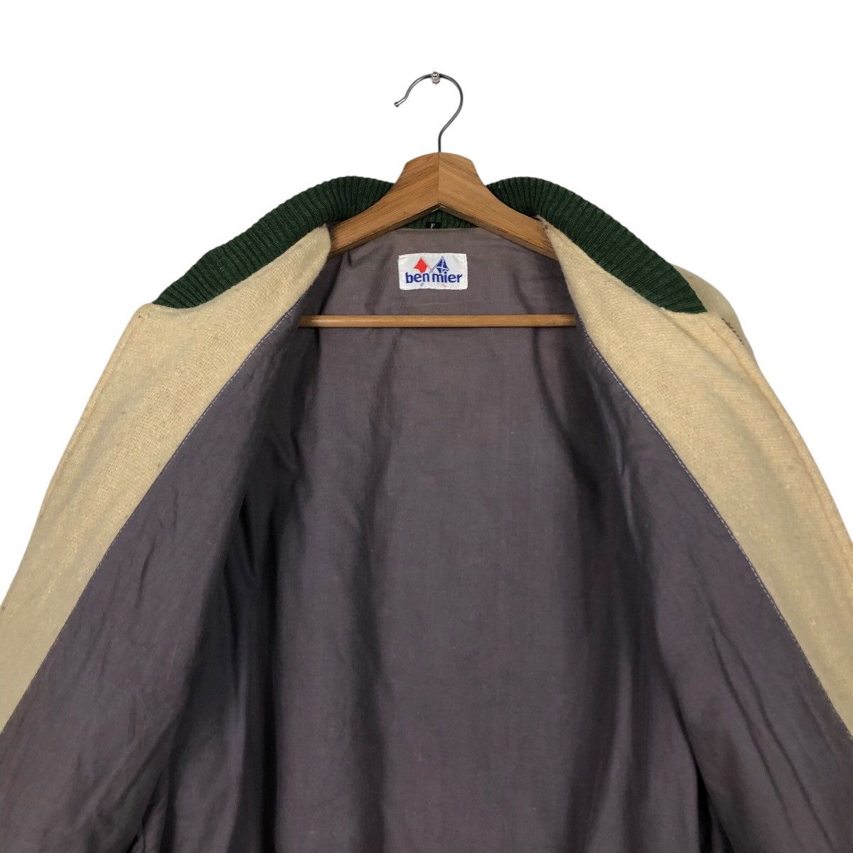 Japanese Brand × Vintage 📌Vintage Genuine Leather Bomber Jacket Ben Mier Issey Miyake Size US M / EU 48-50 / 2 - 15 Thumbnail