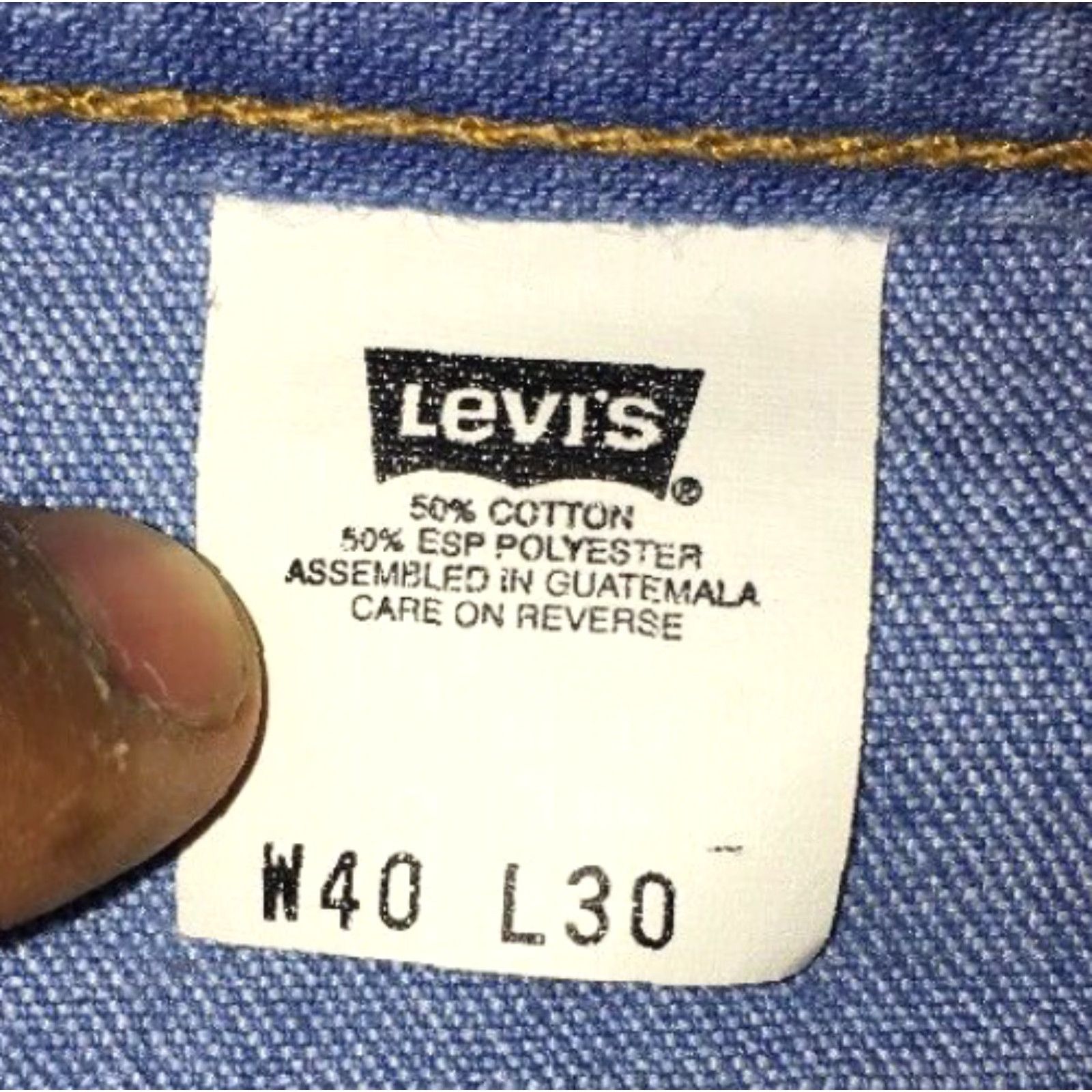 Vintage VINTAGE Levi’s Jeans Mens Casual Blue 38 X 30 Size 38 Regular Inseam 30 Bottoms 38 Jeans Mens Casual Blues Size US 38 / EU 54 - 6 Thumbnail