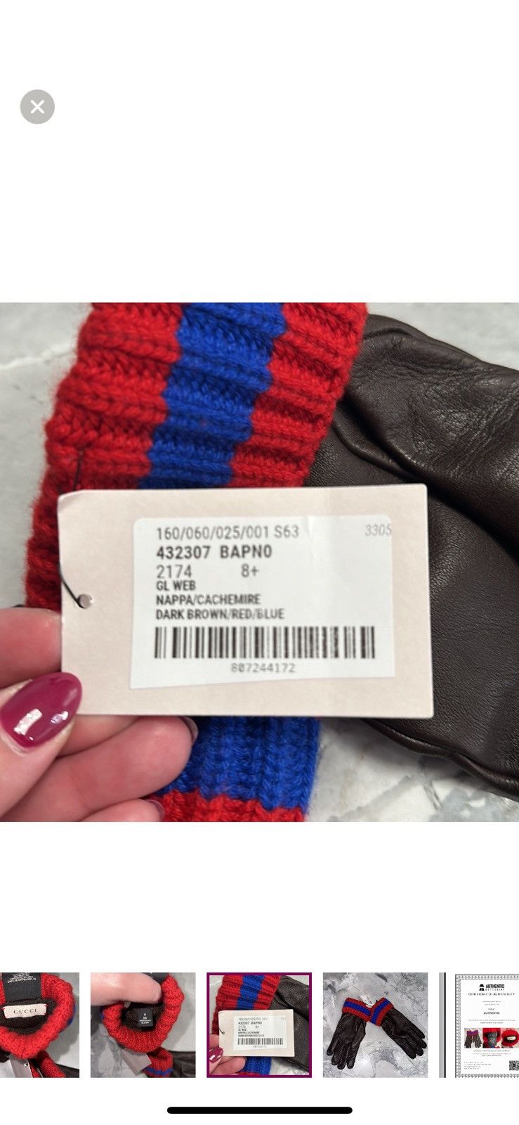 Gucci Gucci gloves Size ONE SIZE - 6 Thumbnail