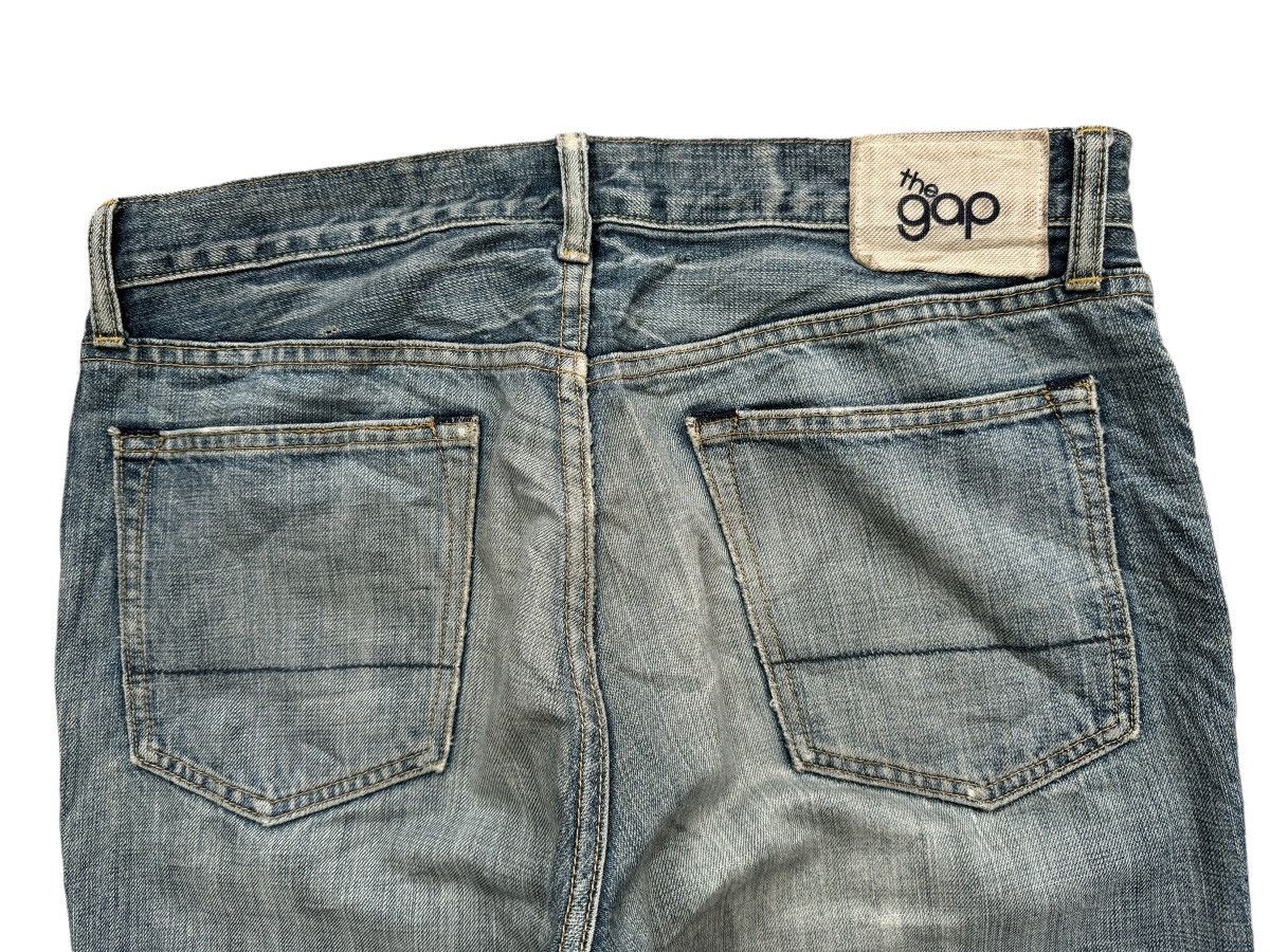 Gap 💸LASTDROP💸 Vintage Gap 1969 Blue Faded Distressed Jeans Size US 35 - 4 Thumbnail