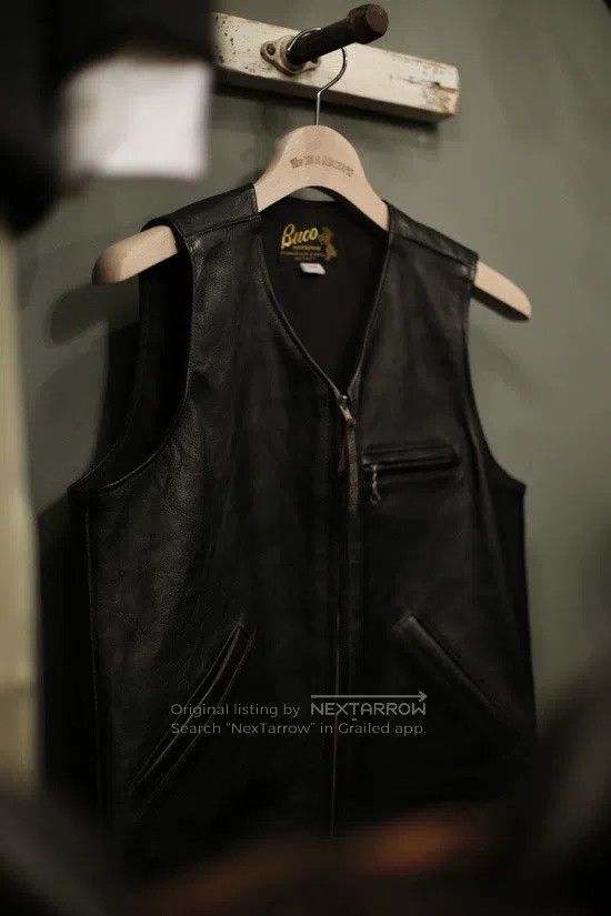 Buco Buco Horse leather zipper vest Size US S / EU 44-46 / 1 - 1 Thumbnail