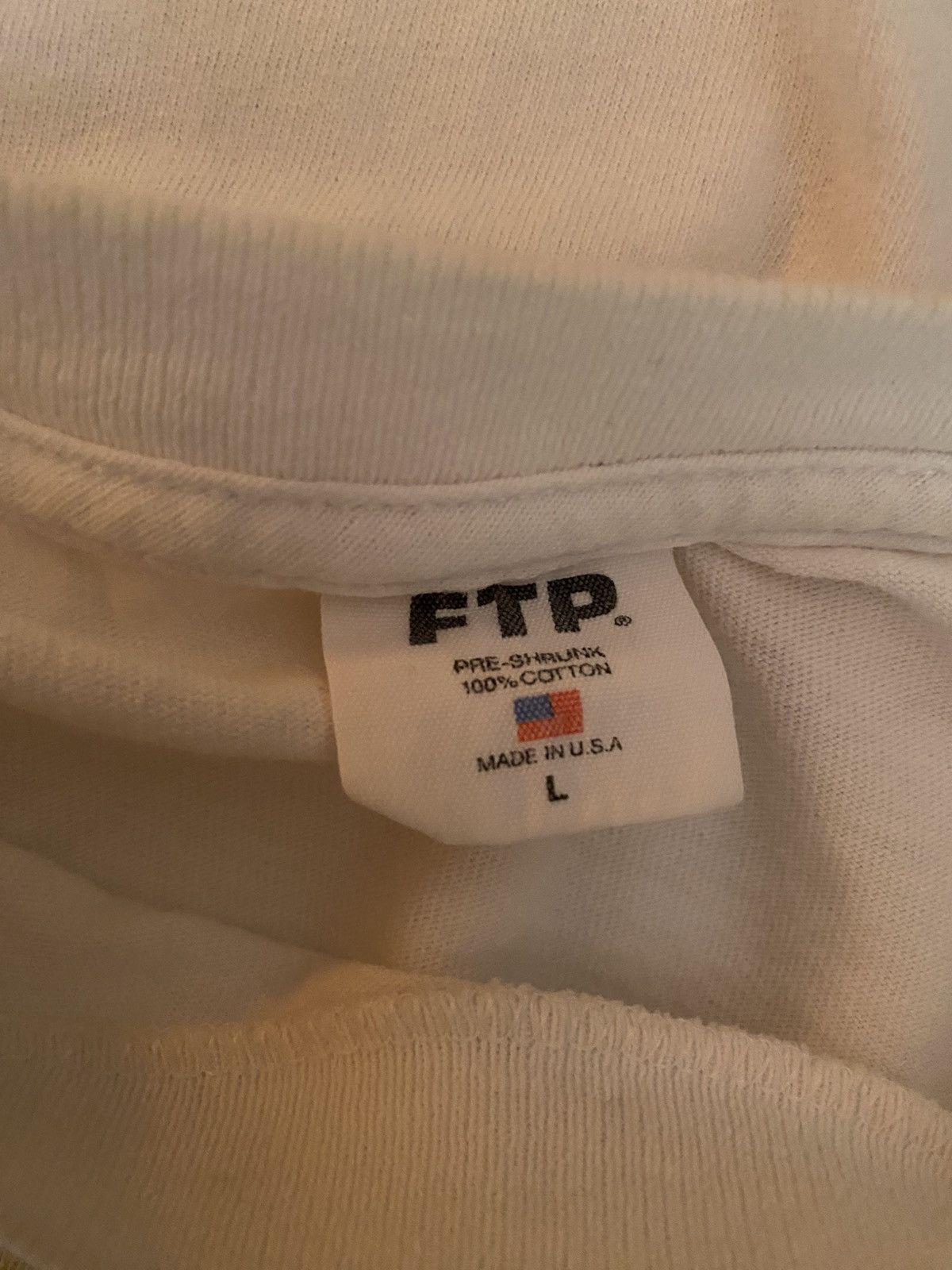 Fuck The Population FTP Upside Down Logo Tee Size US L / EU 52-54 / 3 - 3 Thumbnail