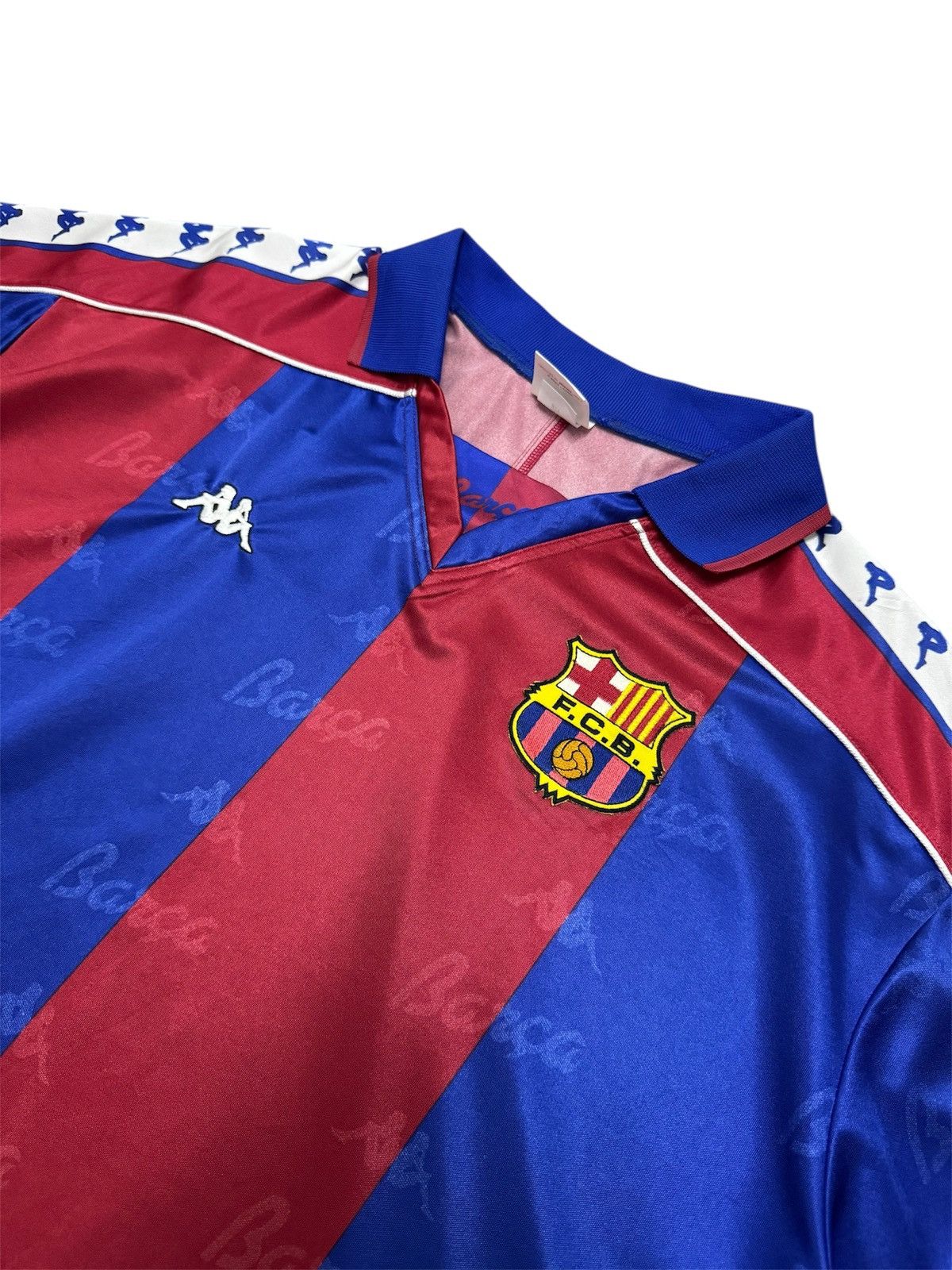 Kappa × Vintage Vintage 1992-95 Barcelona Home Jersey Shirt Size US XL / EU 56 / 4 - 2 Thumbnail