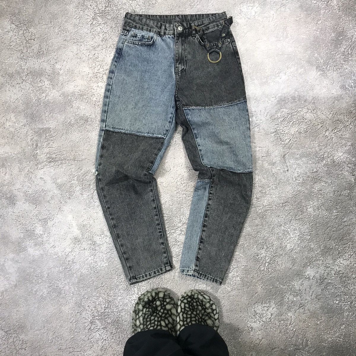 Vintage Vintage Y2K Distressed Baggy Jeans Grunge Skater Graphic 28 Size 28" / US 6 / IT 42 - 2 Thumbnail