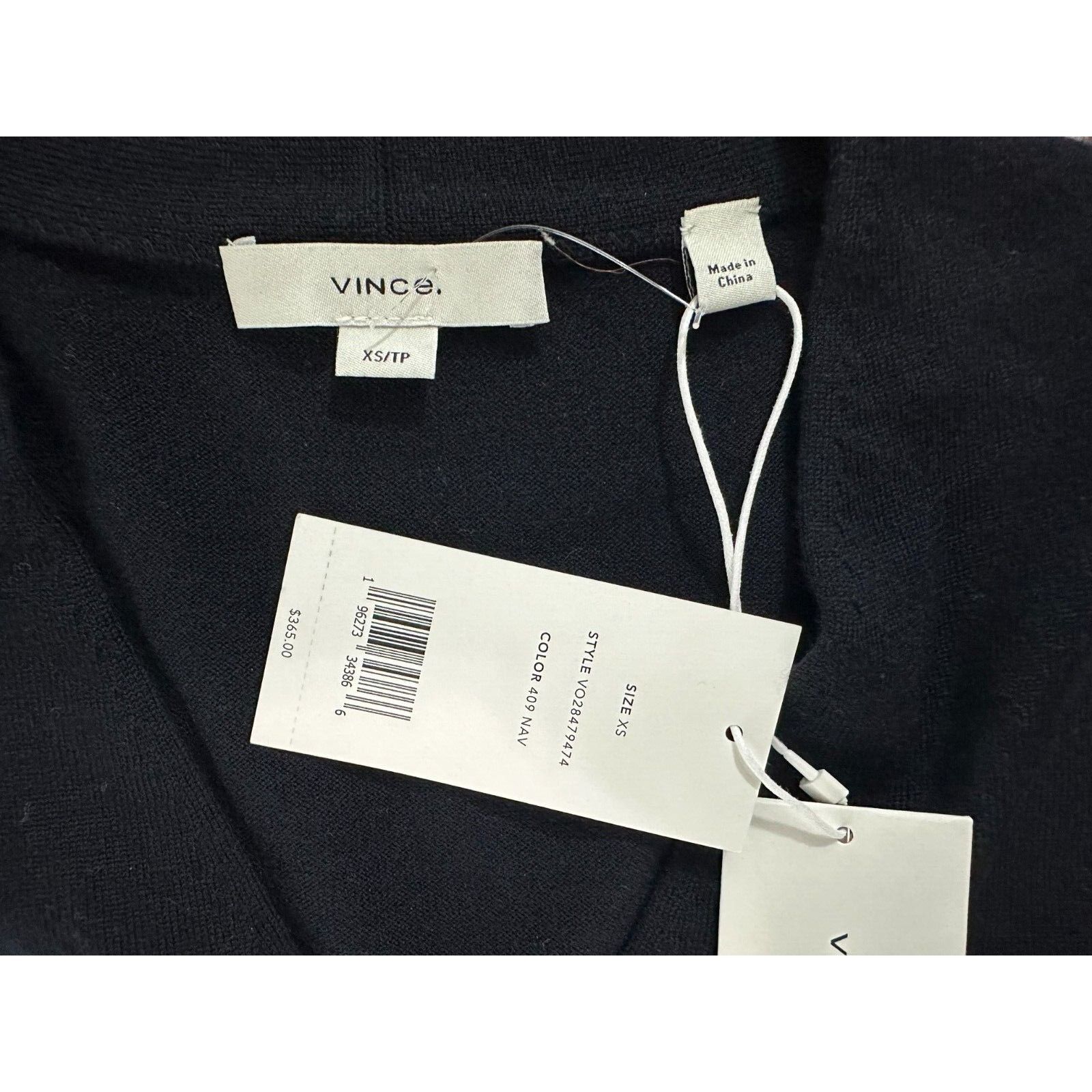 Vince Vince Wool Blend slim 5 buttons Cardigan color Navy size XS Size XS / US 0-2 / IT 36-38 - 2 Thumbnail