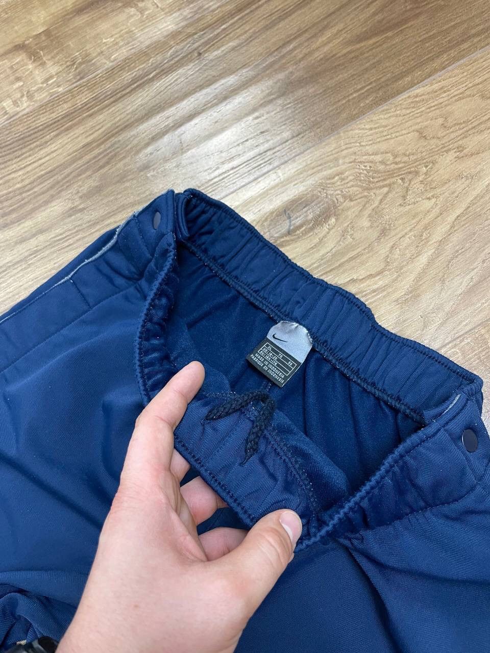 Nike Vintage Nike Y2K Style Blue Drill Side Buttons Sweatpants Size US 30 / EU 46 - 11 Thumbnail