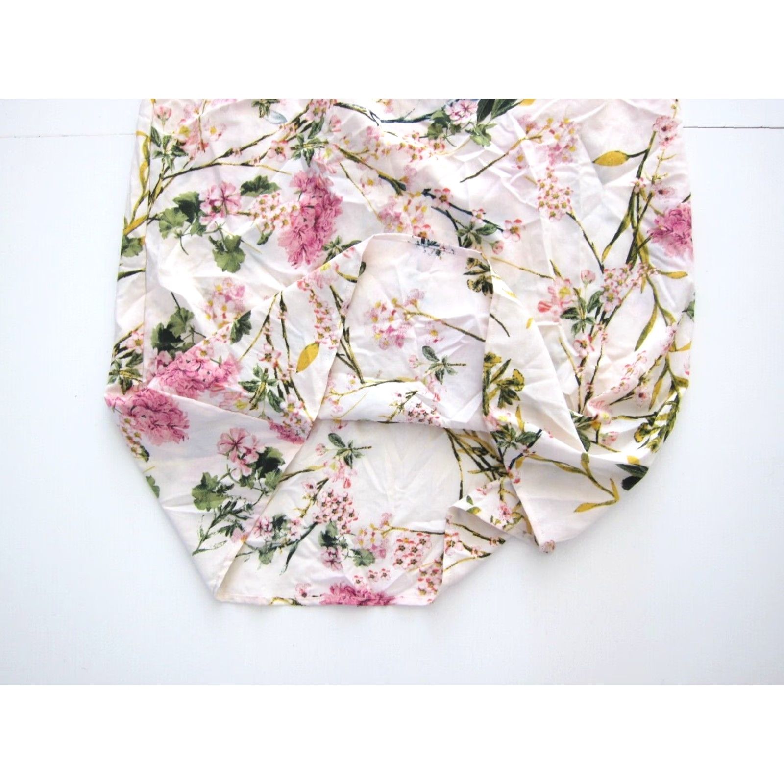 Pinko Magnolia South Stretch Pink Green Yellow Floral Off Shoulder Tunic Dress Small Size S / US 4 / IT 40 - 7 Thumbnail