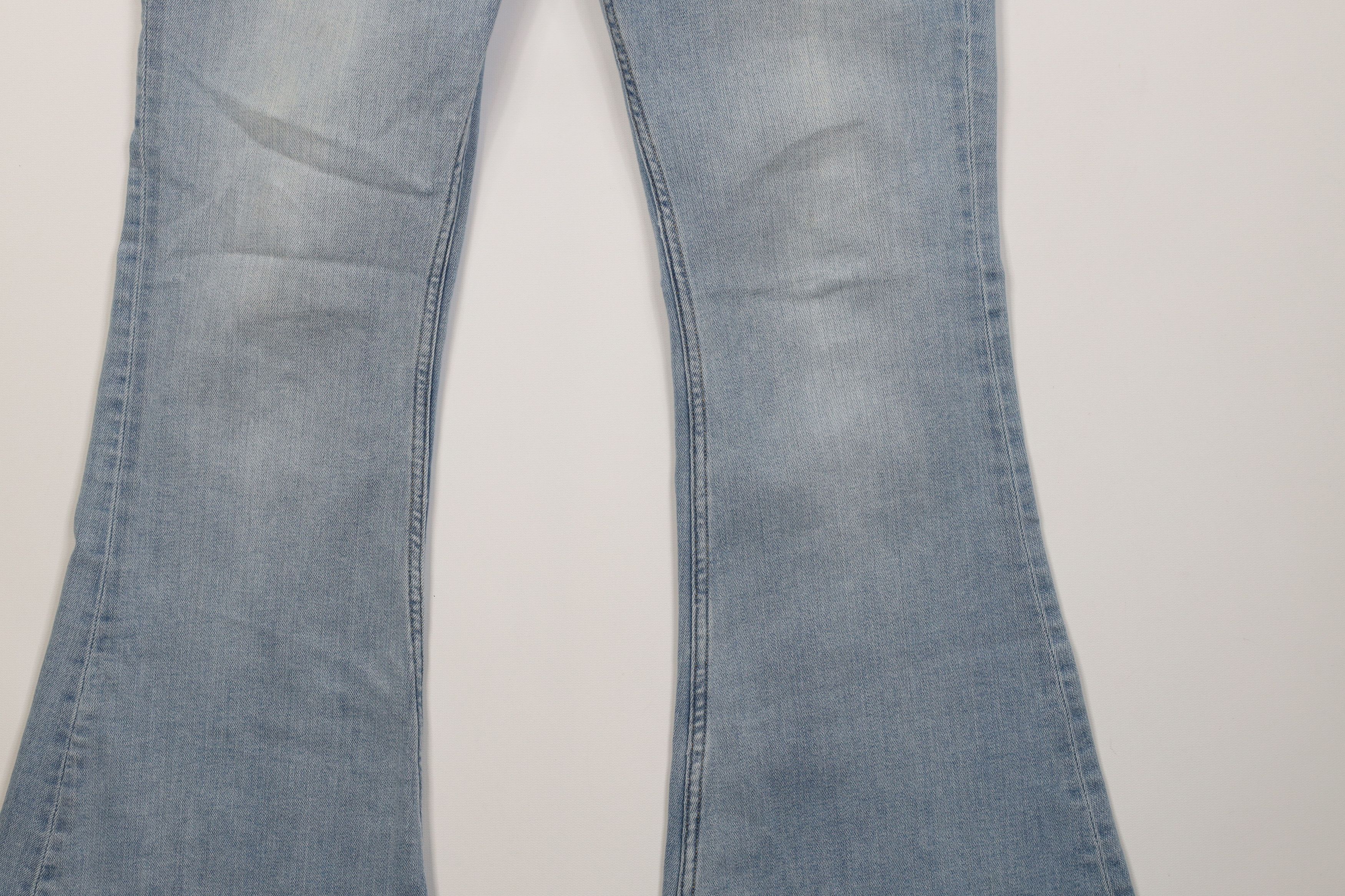 Vintage Vintage Y2K Streetwear Babydoll Bell Bottoms Denim Jeans Size 30" / US 8 / IT 44 - 4 Thumbnail