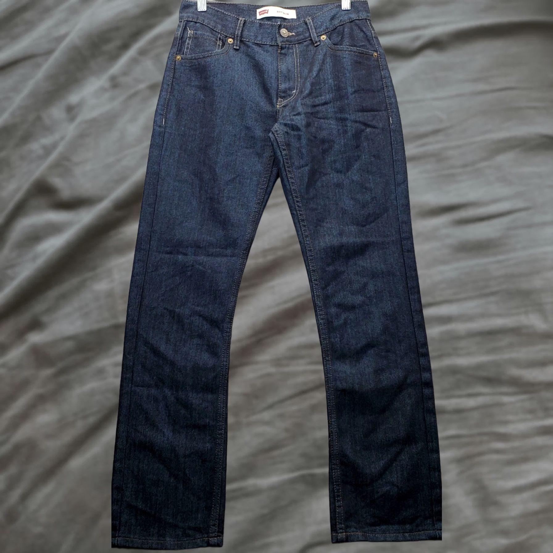 Levi's Levi's 511 Jeans Womens Size 16 Blue Denim Slim Straight Dark Wash Red Tab Jeans Size 38" / US 16 / IT 52 - 1 Thumbnail