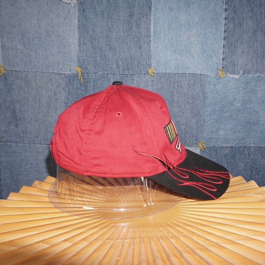 NASCAR OSFA - Vintage Y2K NASCAR racing embroidered flame 2000s hat Size ONE SIZE - 5 Thumbnail