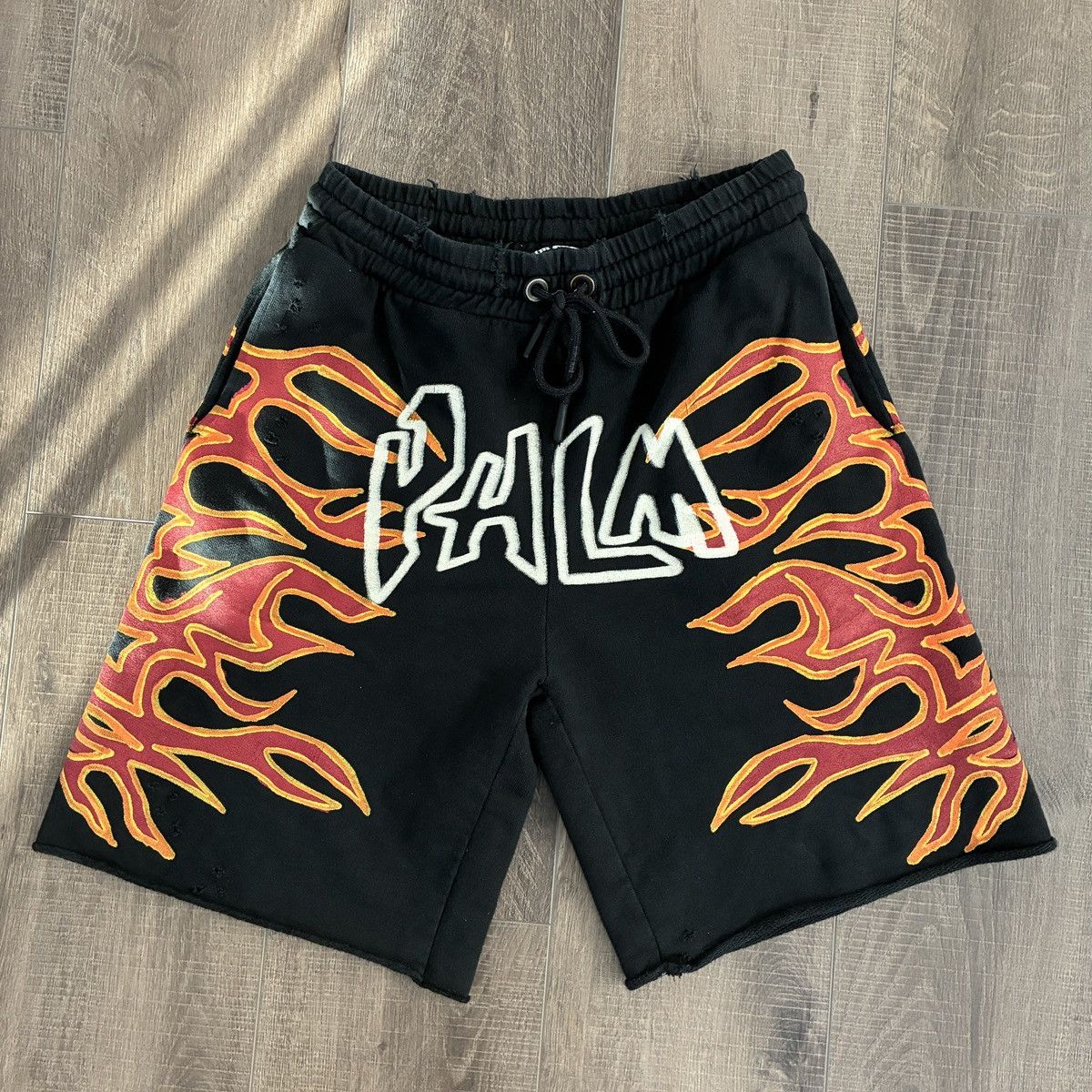 Palm Angels Flame Shorts | Grailed