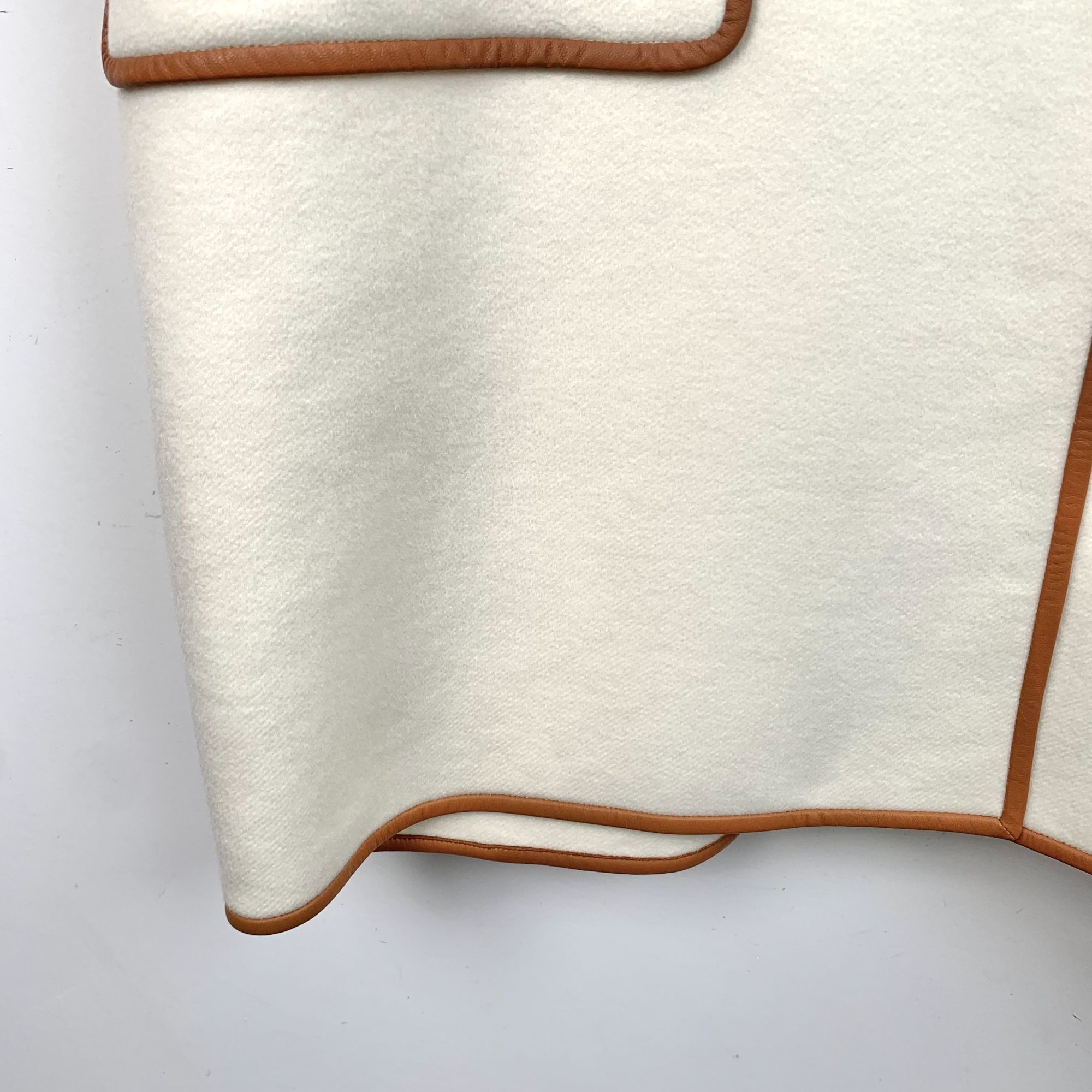 Hermes Hermès Cashmere & Lambskin Coat With Front Pockets Size XXS / US 00 / IT 34 - 4 Thumbnail