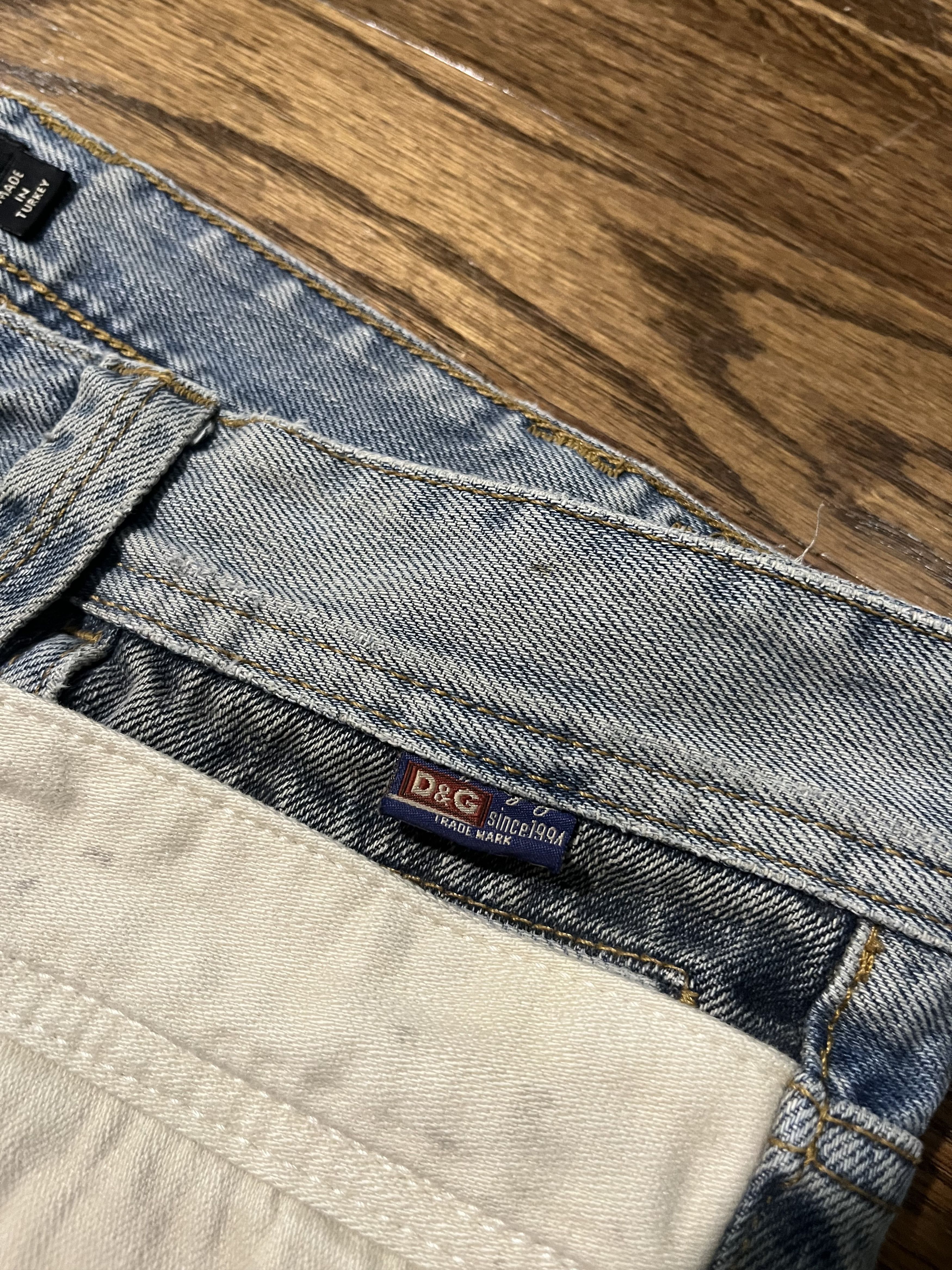 Dolce & Gabbana Dolce & Gabbana Undone Double Layered Jeans Size US 35 - 3 Thumbnail