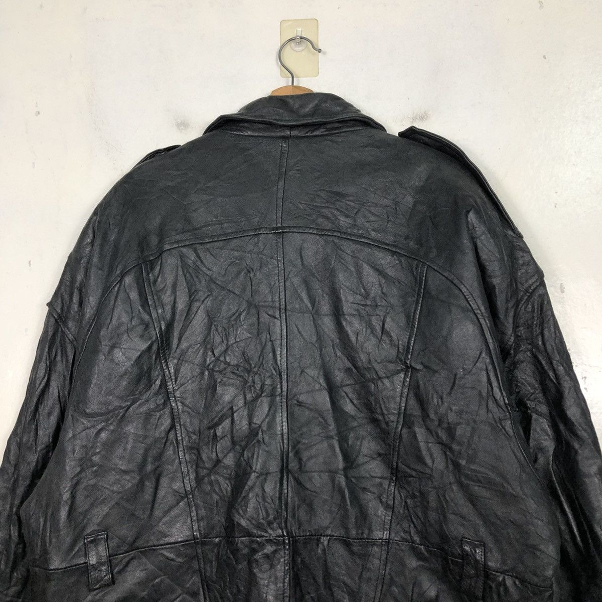 Pelle Pelle 📌Vintage Biker Leather Jacket Gullit Men Issey Miyake Size US M / EU 48-50 / 2 - 11 Thumbnail