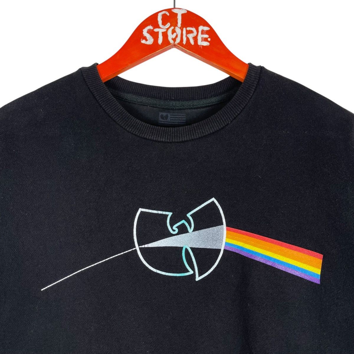 Wu-Tang Clan Wi Tang Parody Pink Floyd Crewneck Sweatshirt S Size US M / EU 48-50 / 2 - 3 Thumbnail
