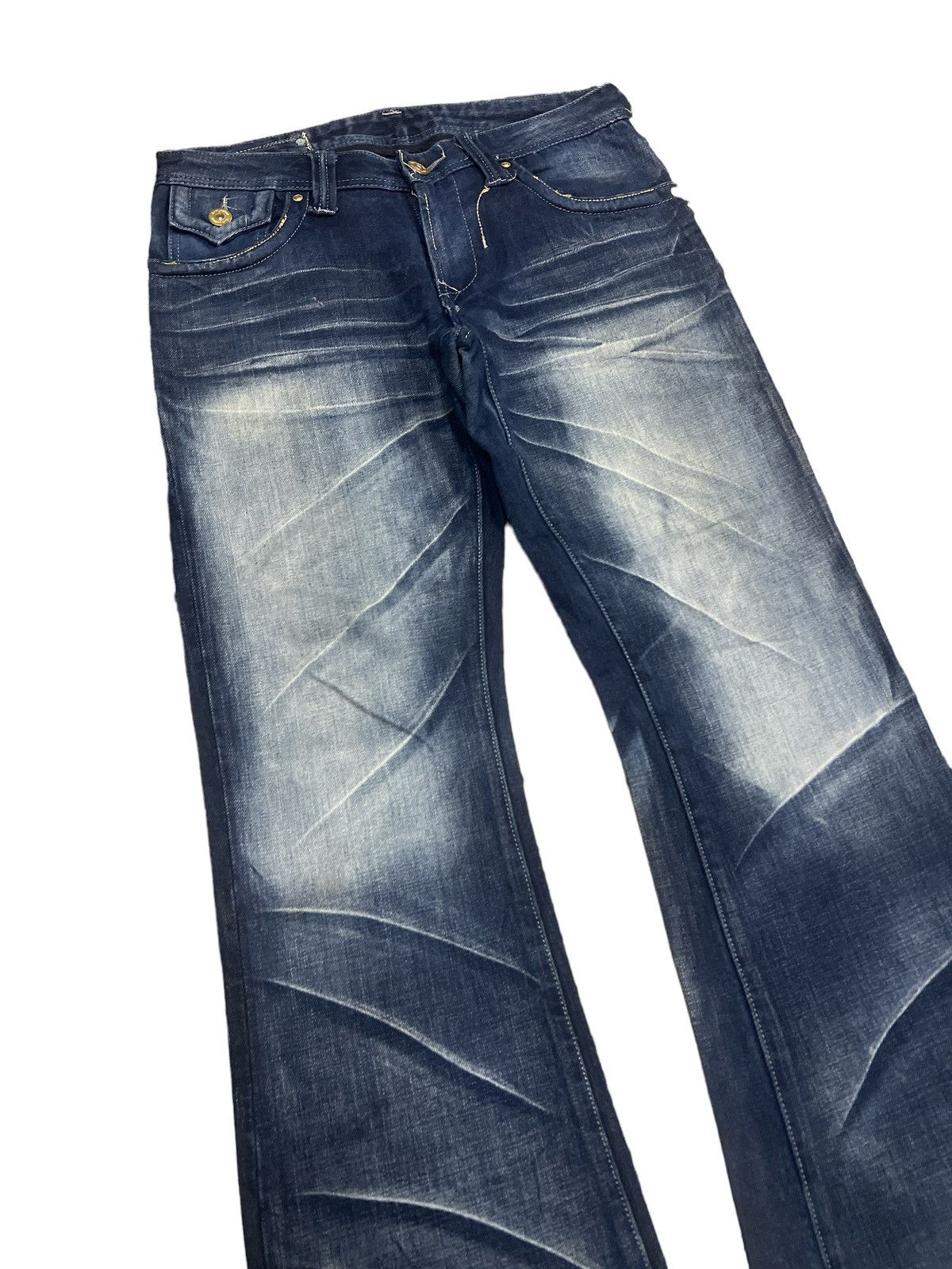 Hysteric Glamour FLARED💥ARMYOFNO DISTRESSED DENİM PANT Size US 31 - 6 Thumbnail