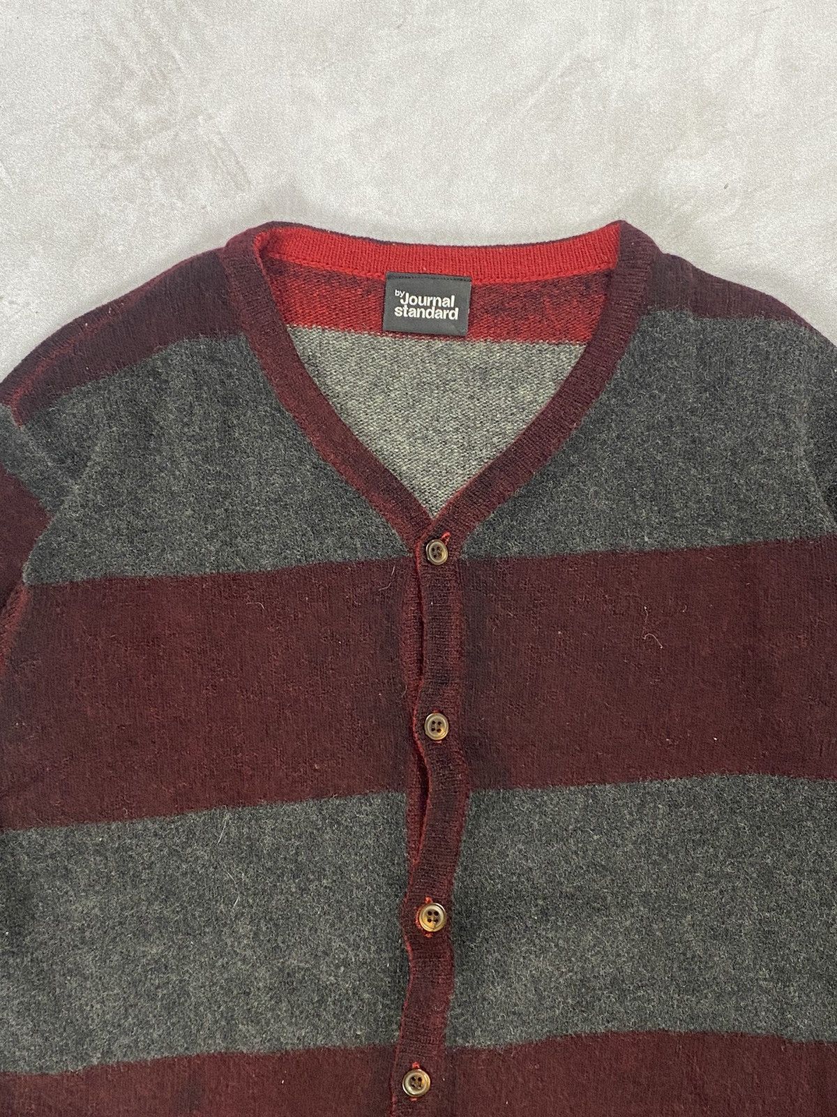 Japanese Brand × Journal Standard Journal Standard Mohair Grunge Cardigan Size US M / EU 48-50 / 2 - 2 Thumbnail