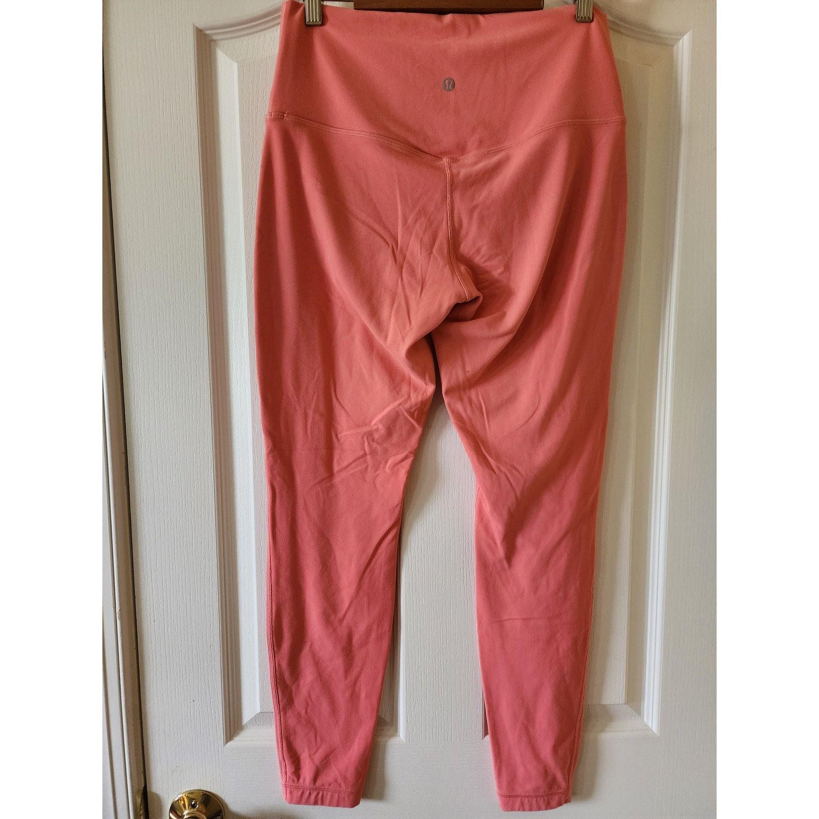 Lululemon Lululemon Align HR Pant Size 10 Full Length Pink Coral Yoga Size 32" / US 10 / IT 46 - 2 Thumbnail