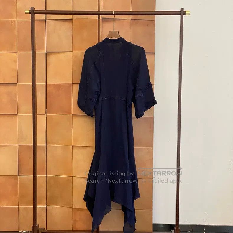 Hermes Hermes Mulberry Silk Evening Dress Size XXS / US 00 / IT 34 - 3 Thumbnail