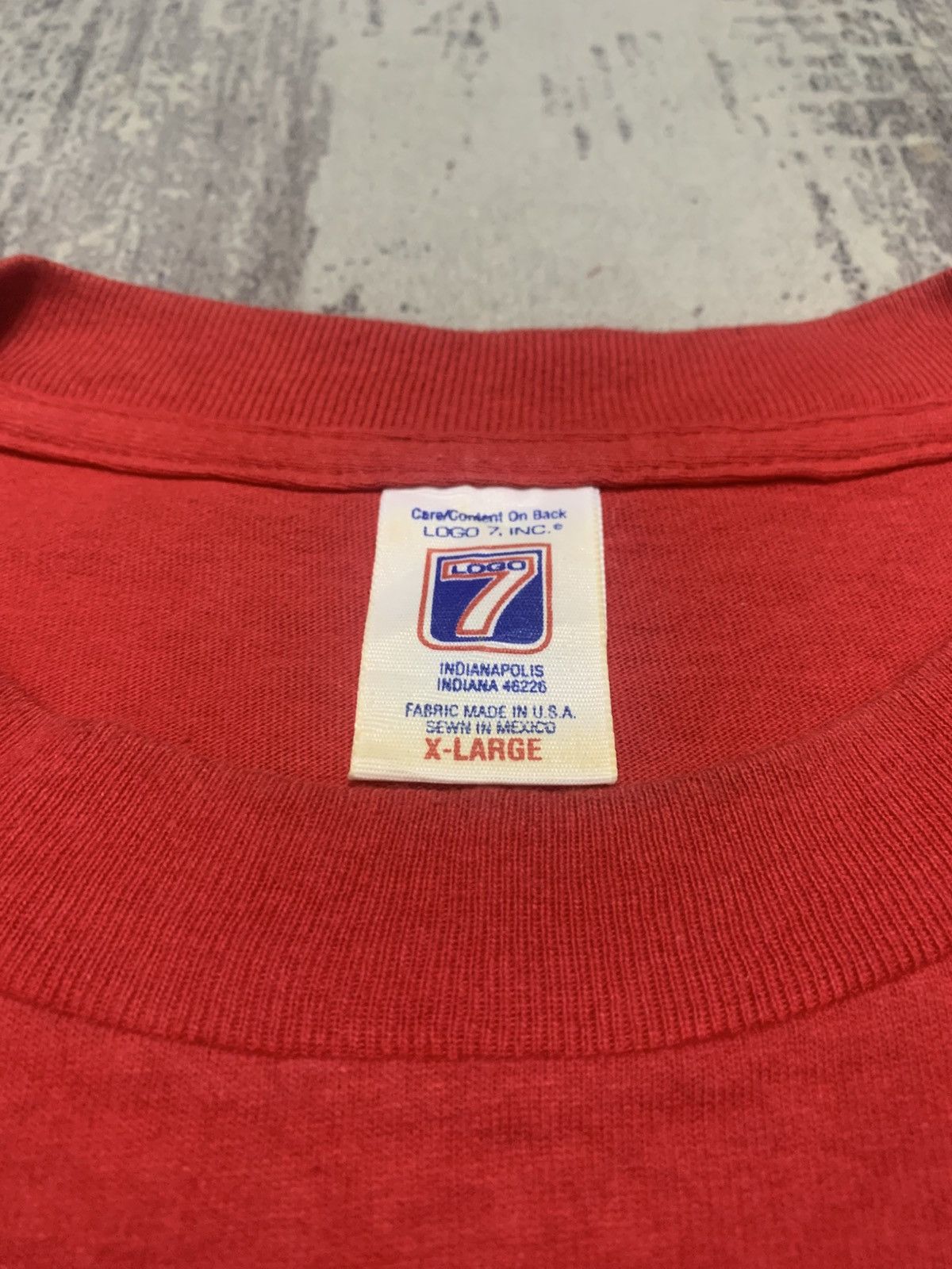 Logo 7 Vintage 90s Nebraska Huskers T-Shirt Size US XL / EU 56 / 4 - 5 Thumbnail