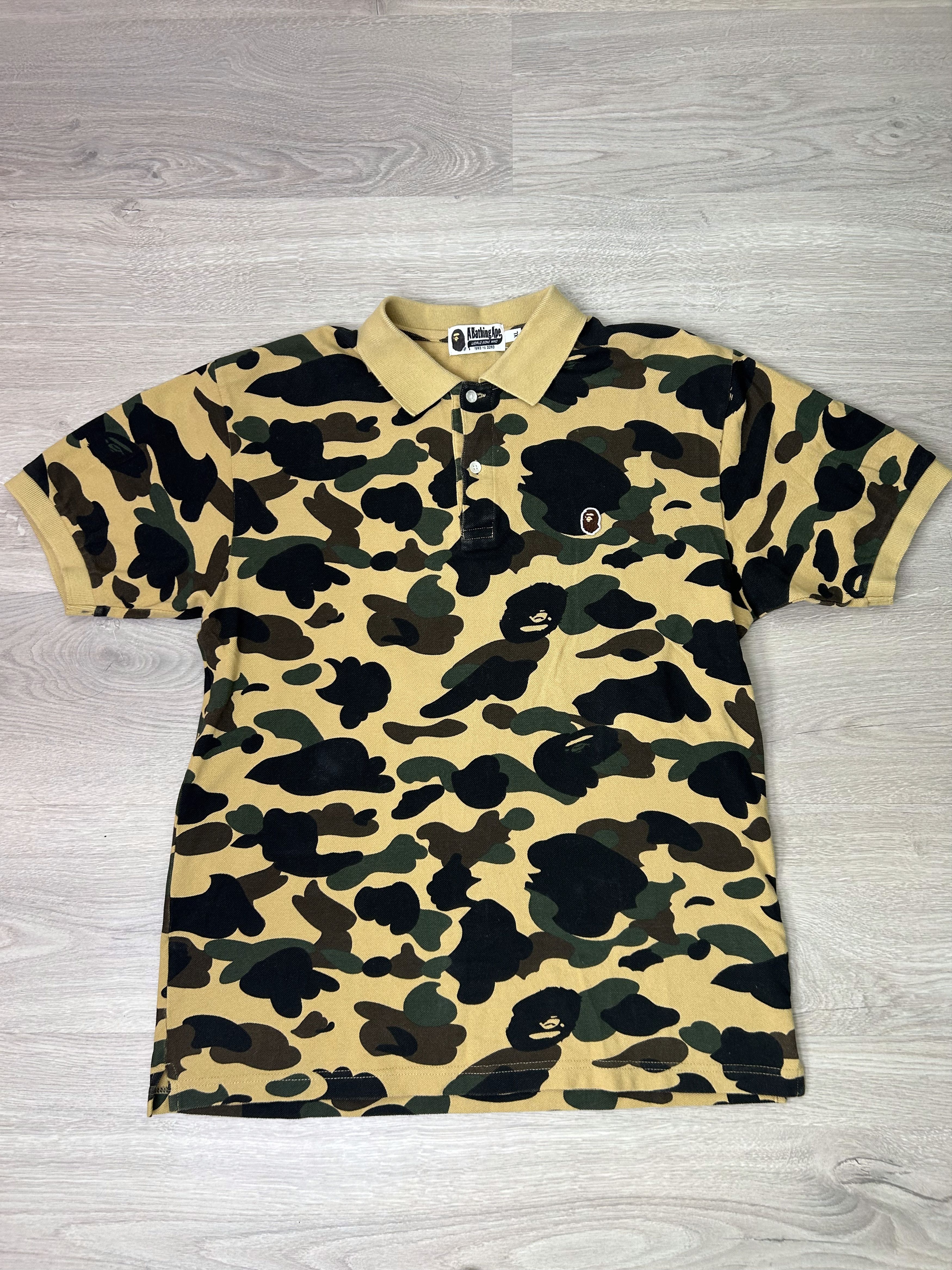 Bape BAPE 1st Camo Polo [Size XL] Size US XL / EU 56 / 4 - 1 Thumbnail