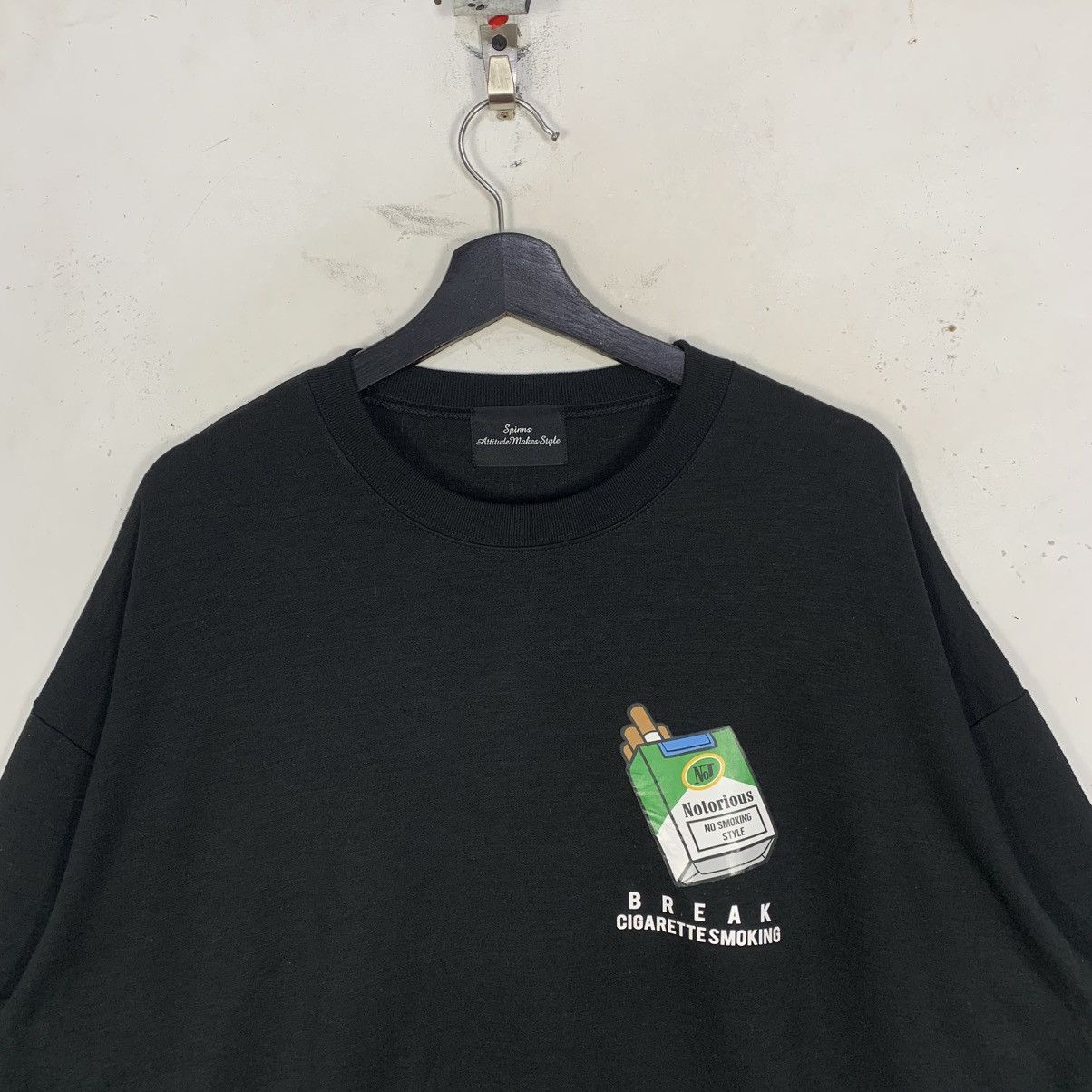 Japanese Brand Spinas Attutude Clothing StreetWear JapaneseBran Sweatshirt Size US XL / EU 56 / 4 - 3 Thumbnail