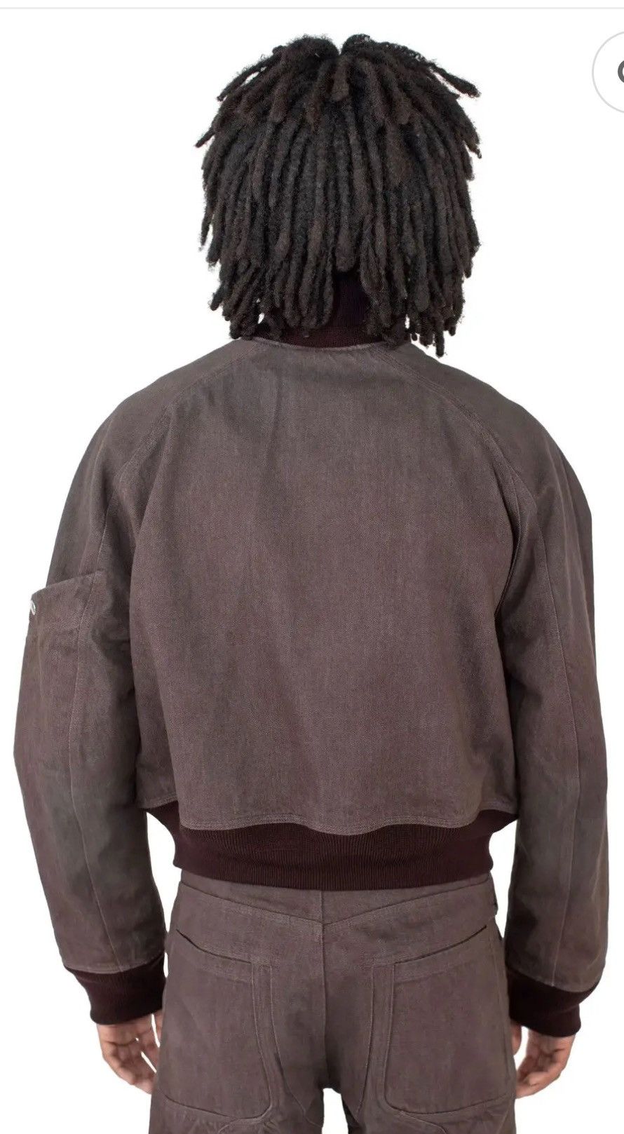 Kiko Kostadinov *LAST DROP* Kiko Kostadinov Konkord Denim Bomber Jacket Dune Size US M / EU 48-50 / 2 - 12 Thumbnail
