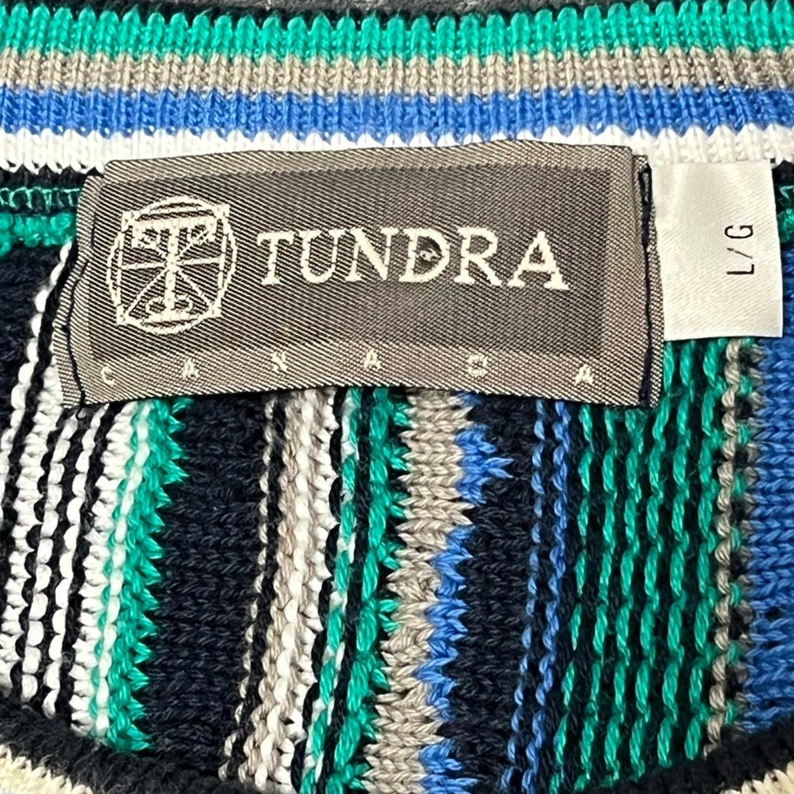 Tundra Vintage Tundra 3D Knit Coogi Style Crewneck Sweater ’s 90’s Size US L / EU 52-54 / 3 - 4 Thumbnail