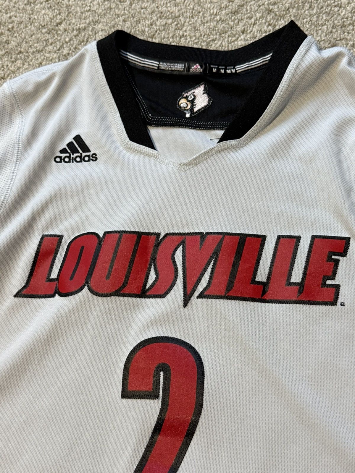 Adidas Adidas Louisville Basketball Shirt Jersey 2013/2014 Number 2 Size US M / EU 48-50 / 2 - 2 Thumbnail