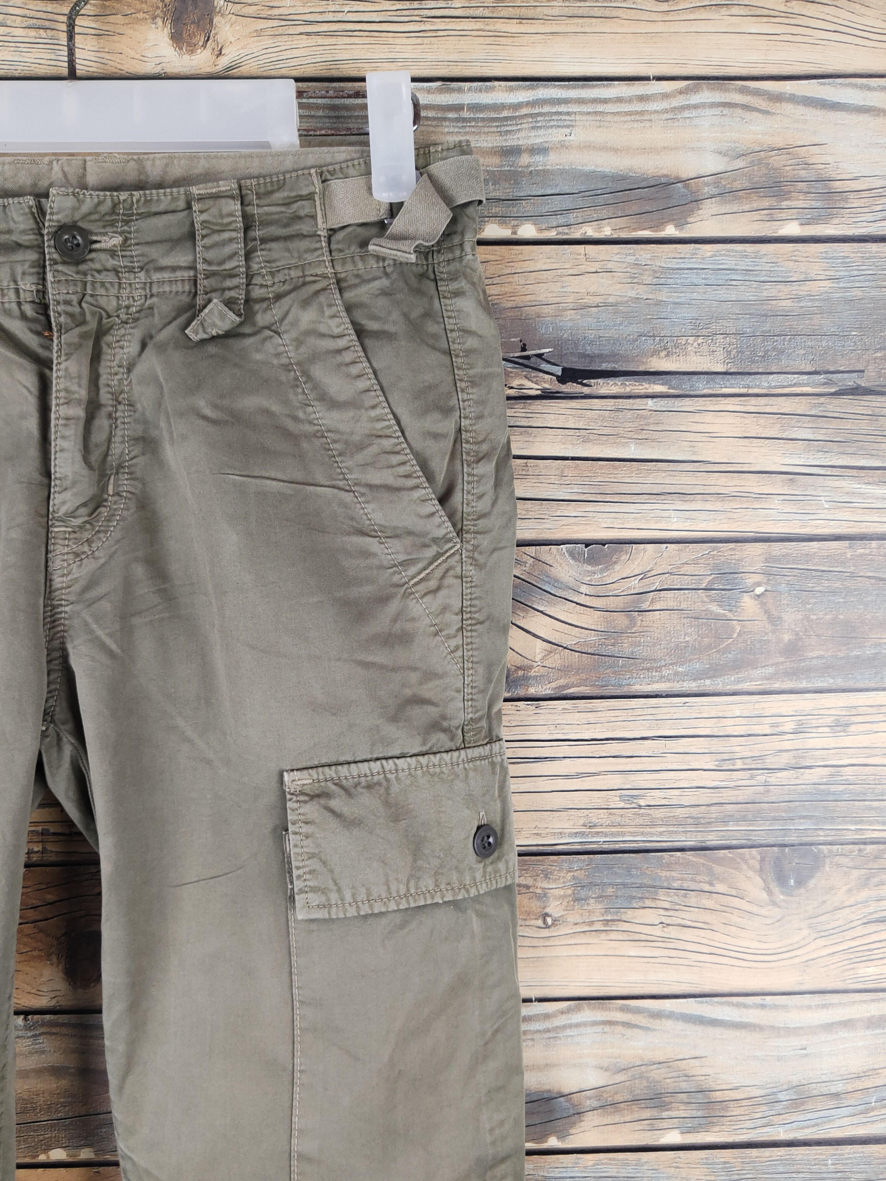 Tomorrowland DL Macphee Tomorrow Land Olive Multipocket Cargo Pants #2379 Size 26" / US 2 / IT 38 - 5 Thumbnail