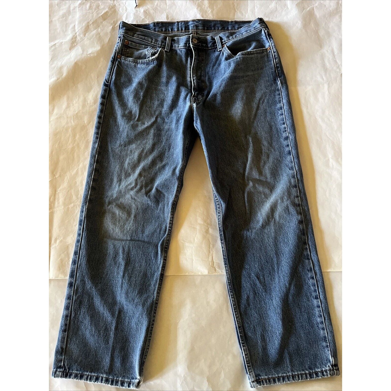 Levi's Levi’s 550 Mens 38x30 Relaxed Fit Med Wash Denim Jeans Blue Size US 38 / EU 54 - 2 Thumbnail