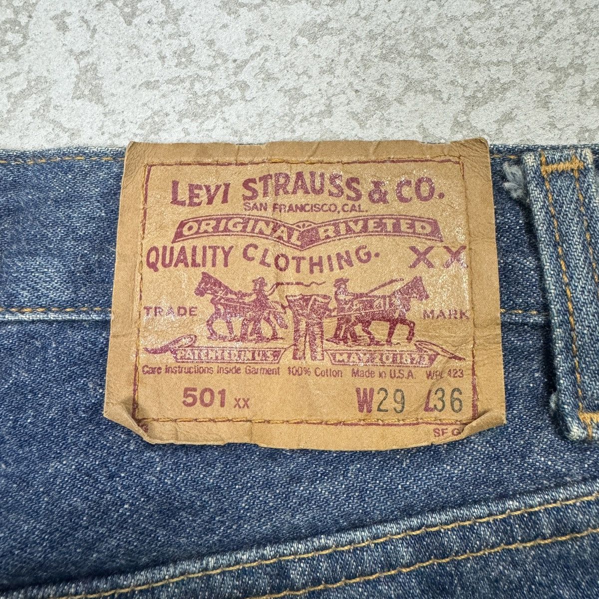 Levi's × Vintage 90s Vintage Levis 501xx Bombastic Made in USA Size US 28 / EU 44 - 11 Thumbnail