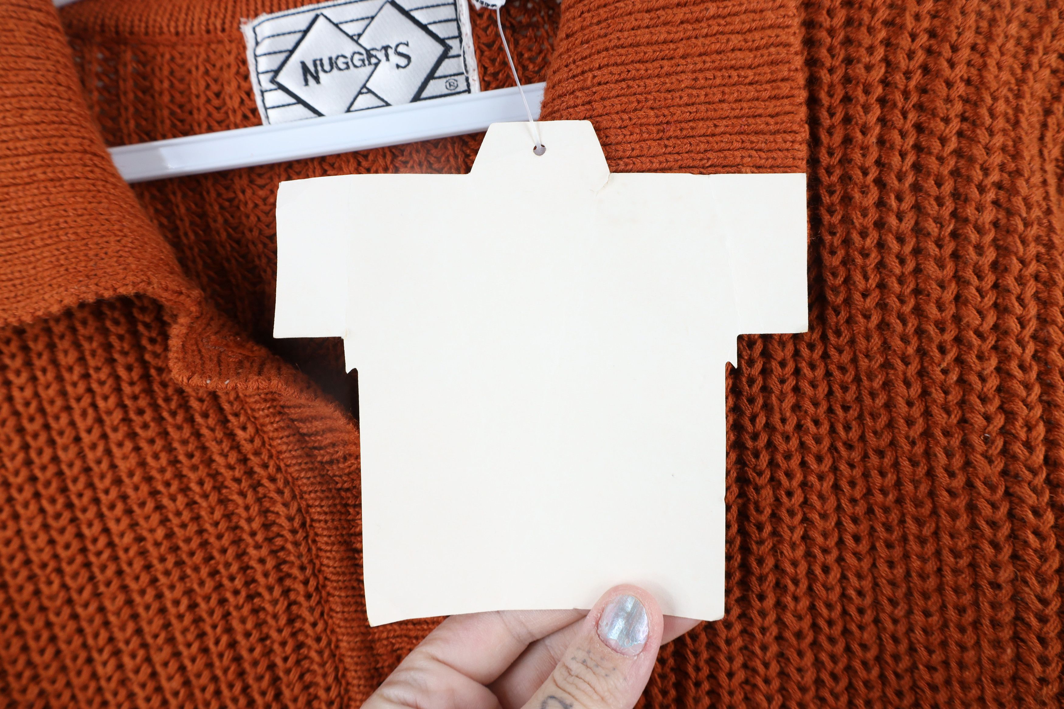 Vintage Deadstock Vintage 90s Streetwear Knit Collared Sweater Size 3XL / US 20-22 - 7 Thumbnail