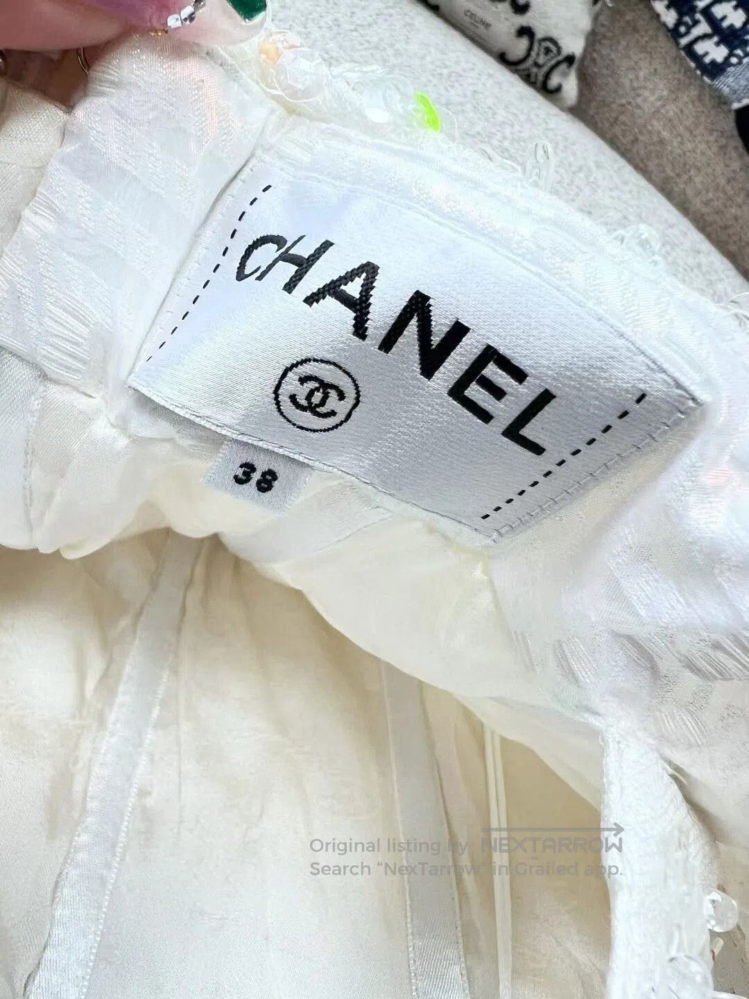 Chanel Chanel 18S Waterfall High Couture Dress. Size S / US 4 / IT 40 - 7 Thumbnail
