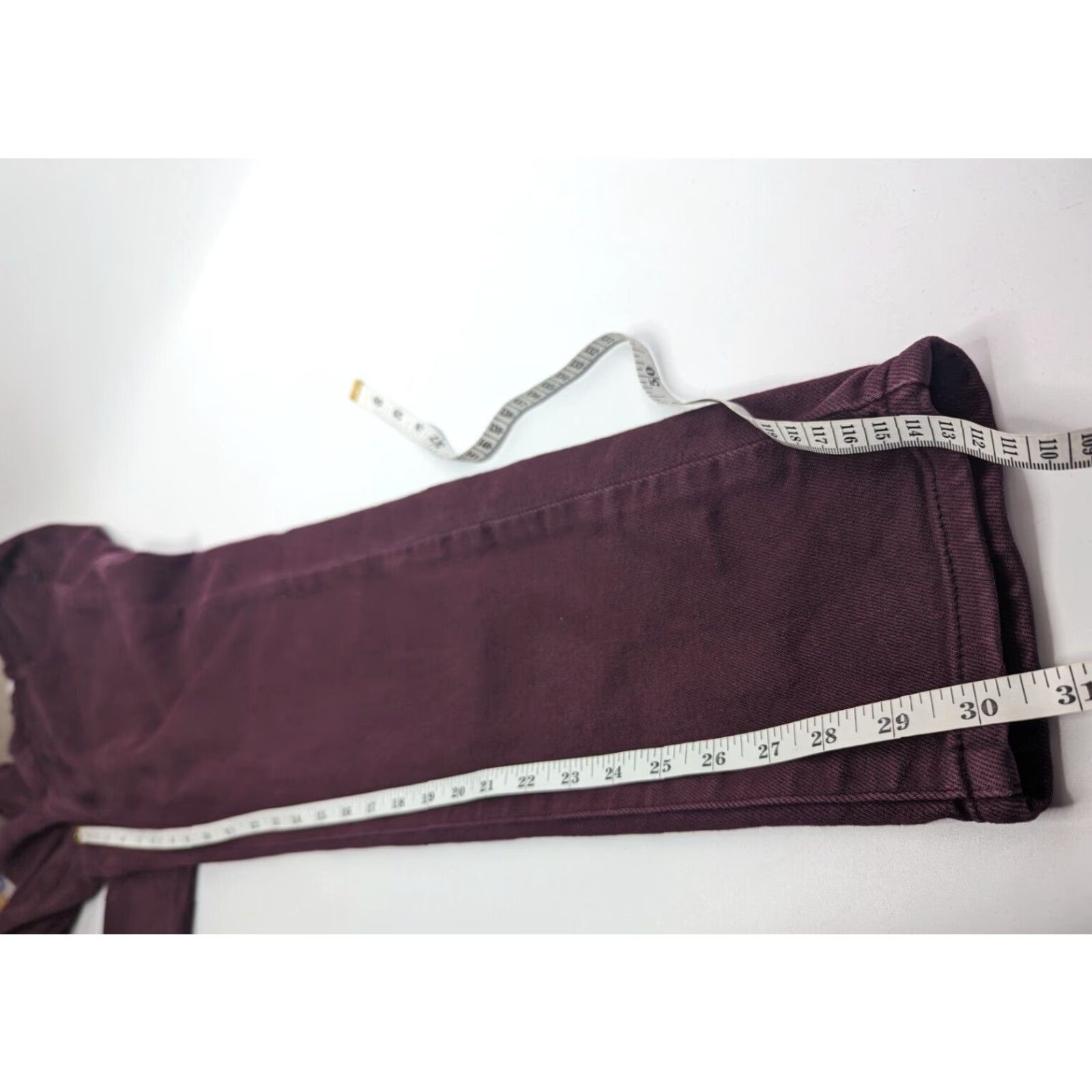 Vintage KanCan Jeans Women's 1XL Burgundy Red Gia High Rise Skinny KC7294BU Denim 5-Pocket Stretch Regular Plus Size 40" / US 18 - 7 Thumbnail