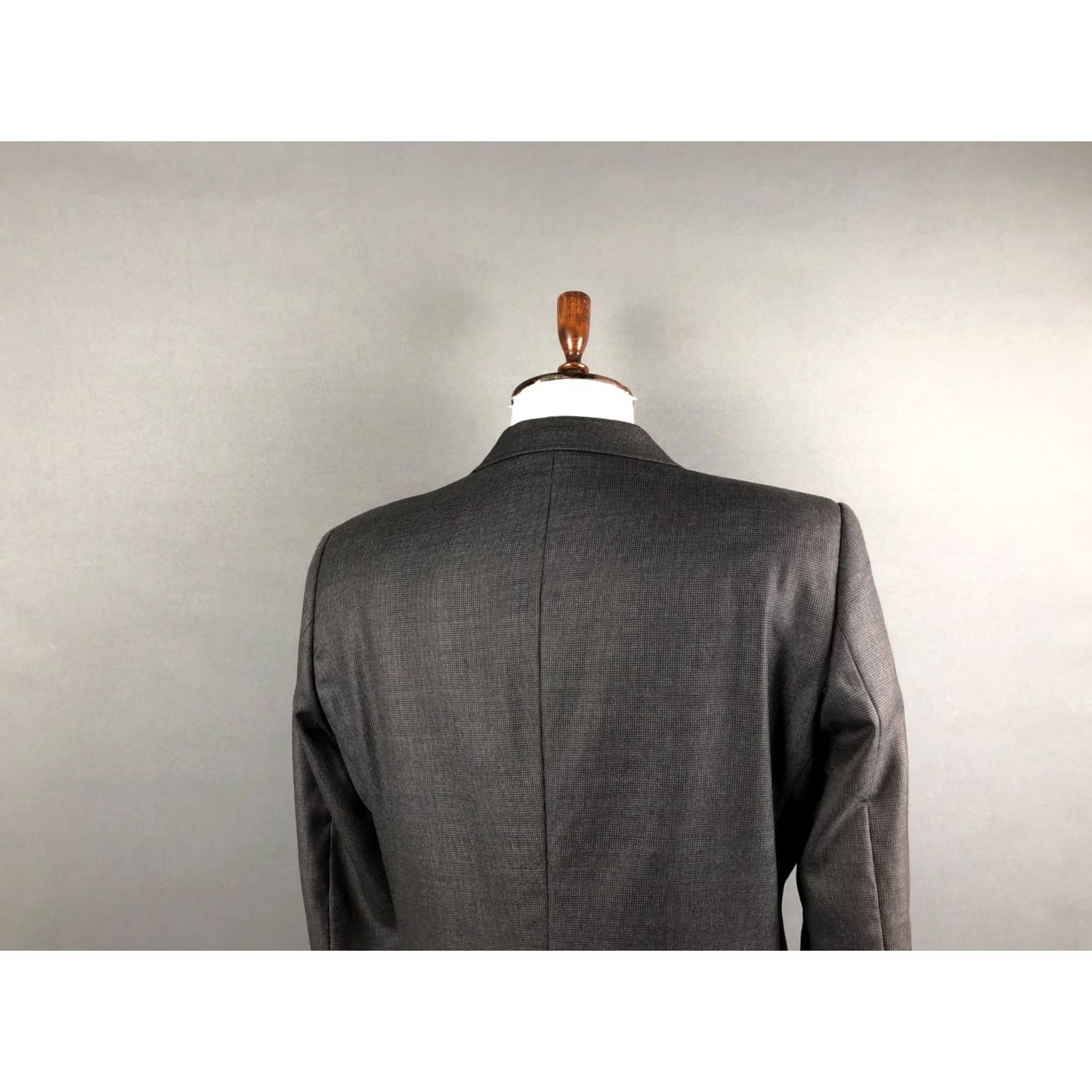 Emporio Armani Emporio Armani Blazer Men 54 Gray Wool/Silk Solid Button Single-Breasted Casual Vintage: No Size 54R - 5 Thumbnail