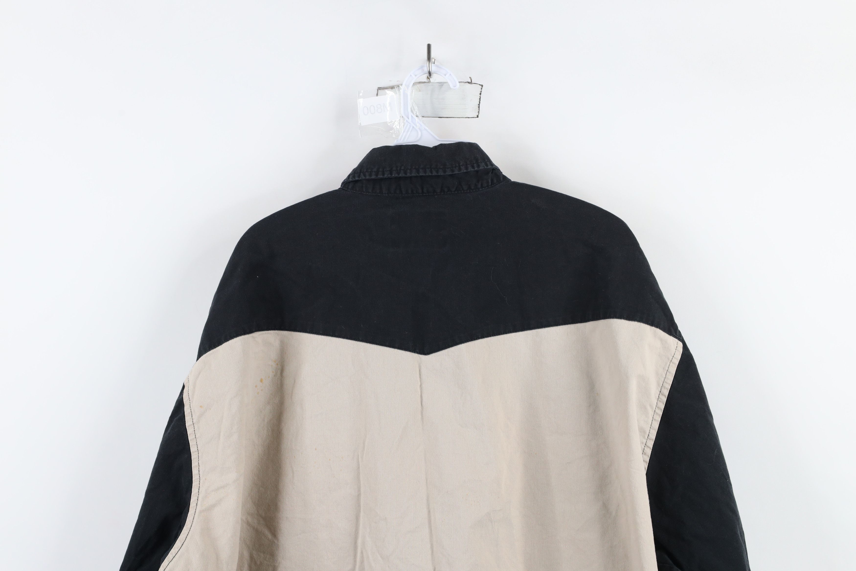 Vintage × Wrangler Vintage 90s Wrangler Rustler Block Cowboy Button Down Shirt Size US XXL / EU 58 / 5 - 13 Thumbnail