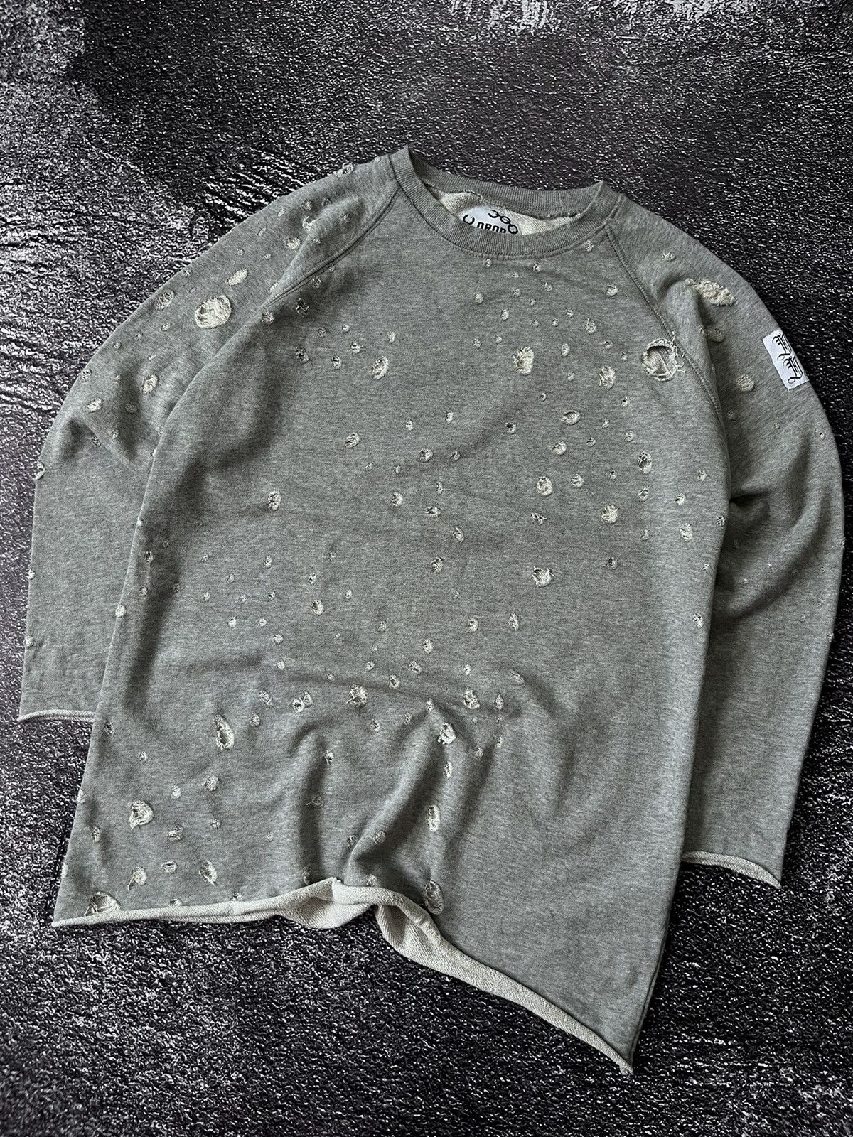 Drop Dead Clothing Vintage Drop Dead Distressed Grey sweatshirt Size US XS / EU 42 / 0 - 4 Thumbnail