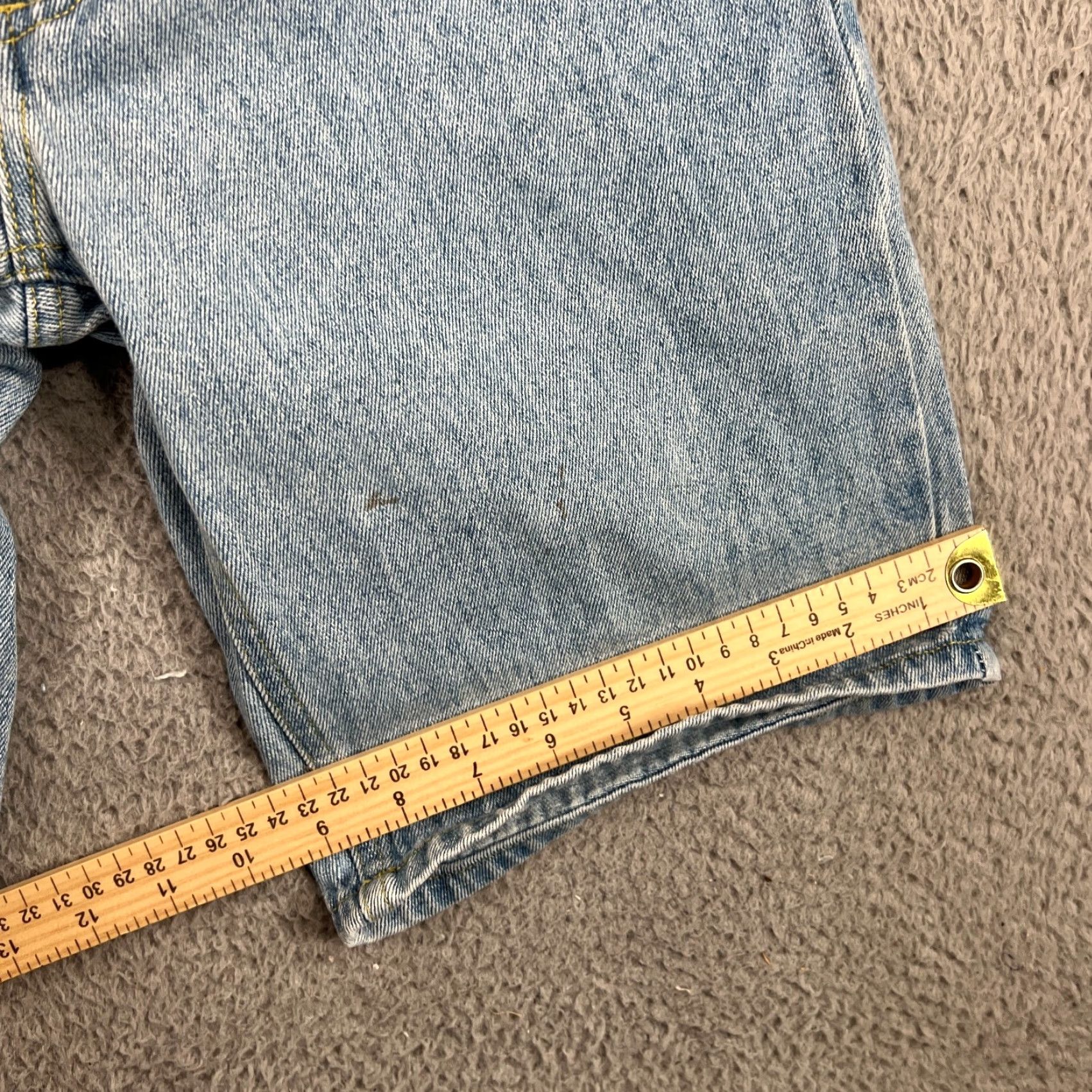 Bugle Boy VINTAGE Bugle Boy Jeans Bermuda Shorts 25" Light Blue Denim Casual Mens 90s Vintage Size US 26 / EU 42 - 5 Thumbnail