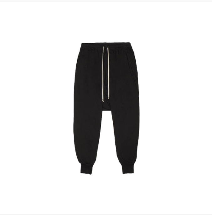 Rick Owens Rick Owens Black Drawstring Sweatpants Size US 32 / EU 48 - 1 Thumbnail