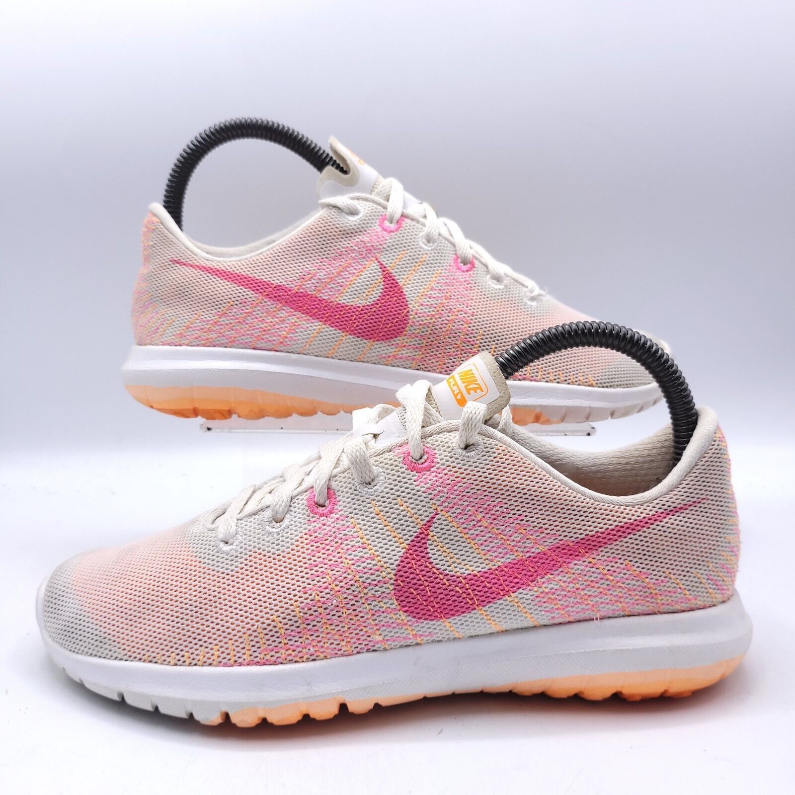 Nike Nike Flex Fury Lace Up Shoe Womens Size 6 705299-101 Pink Size US 6 / IT 36 - 5 Thumbnail