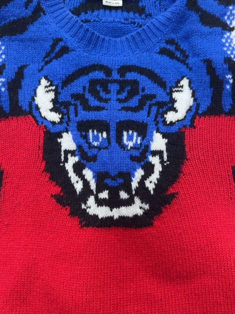 Gucci Gucci Round-neck stitched tiger head pattern long-sleeved s Size US L / EU 52-54 / 3 - 6 Thumbnail