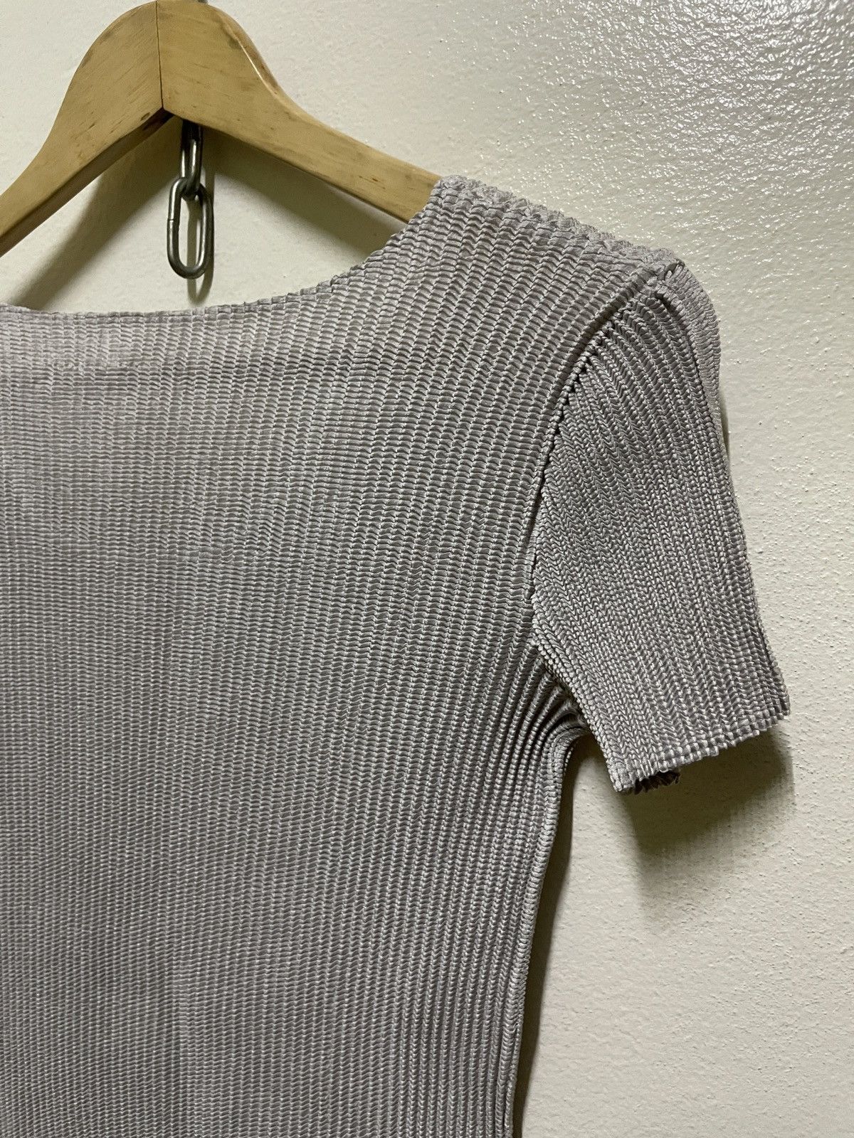 Japanese Brand Specchio Pleats T Shirt Size S / US 4 / IT 40 - 10 Thumbnail