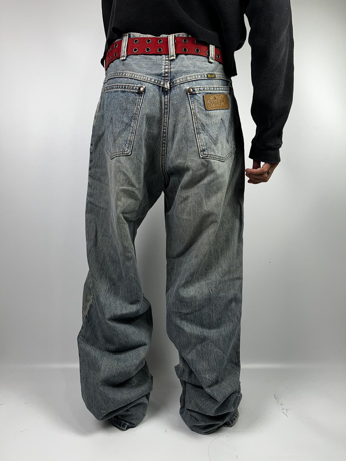 Wrangler vintage wrangler selvedge repro jeans pant loose baggy Size US 32 / EU 48 - 1 Thumbnail