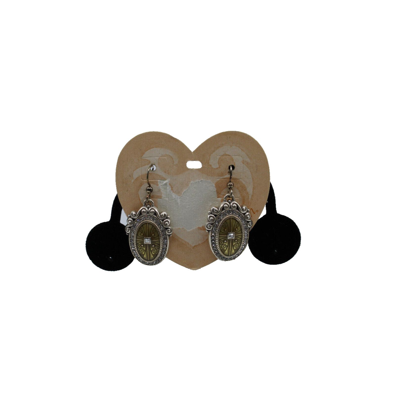 Brighton New BRIGHTON Loving Truthfull Cross Retired Earrings $54 Size ONE SIZE - 1 Thumbnail