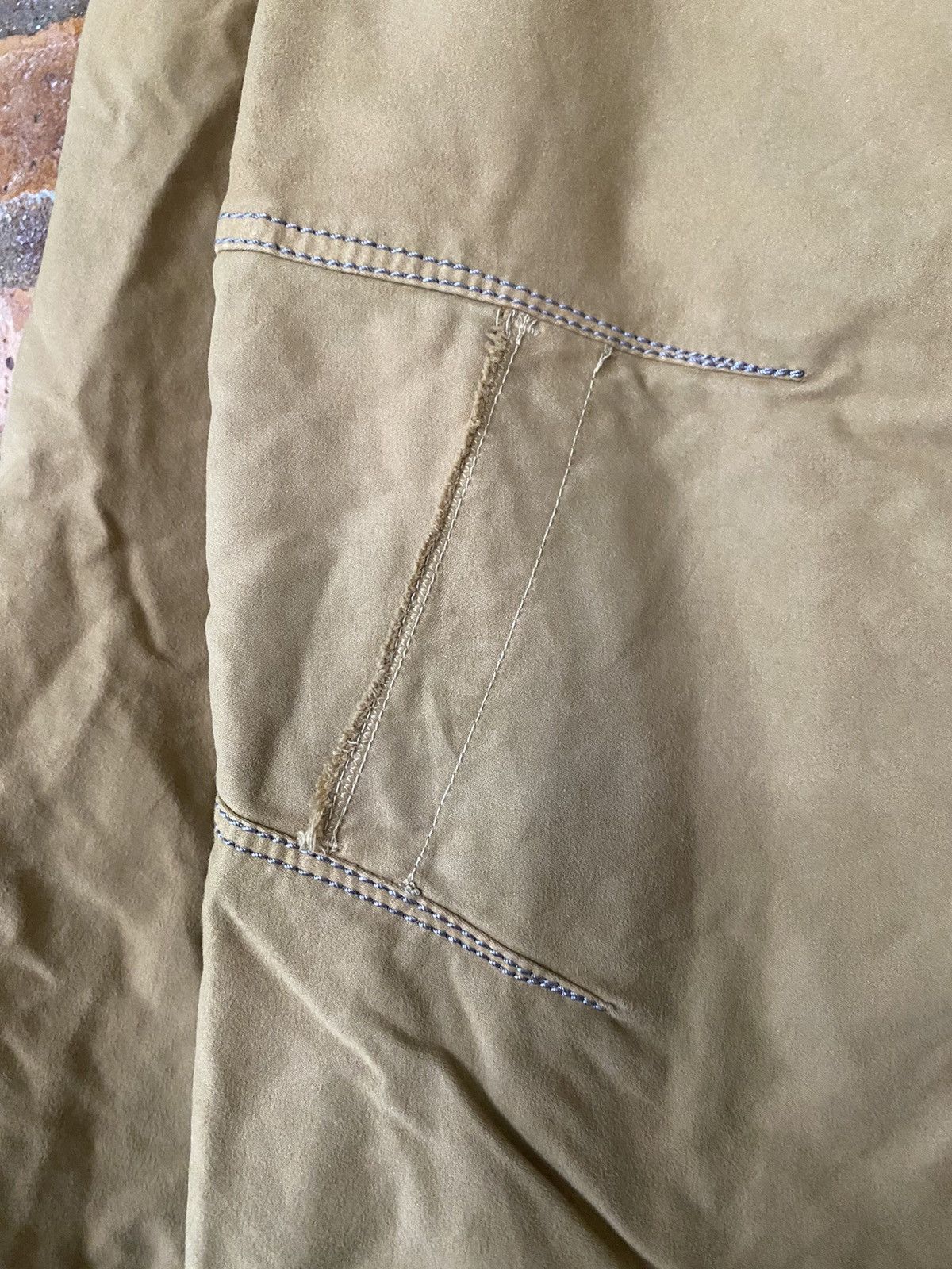 Final Home × Japanese Brand × Marithe + Francois Girbaud Marithe Francois Girbaud moleskin Paneled cutting fringe Size US M / EU 48-50 / 2 - 11 Thumbnail