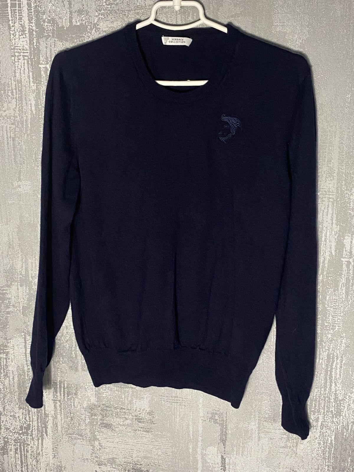 Versace Gianni Versace Sweater Crew Neck Pullover Size M-L Size US L / EU 52-54 / 3 - 1 Thumbnail