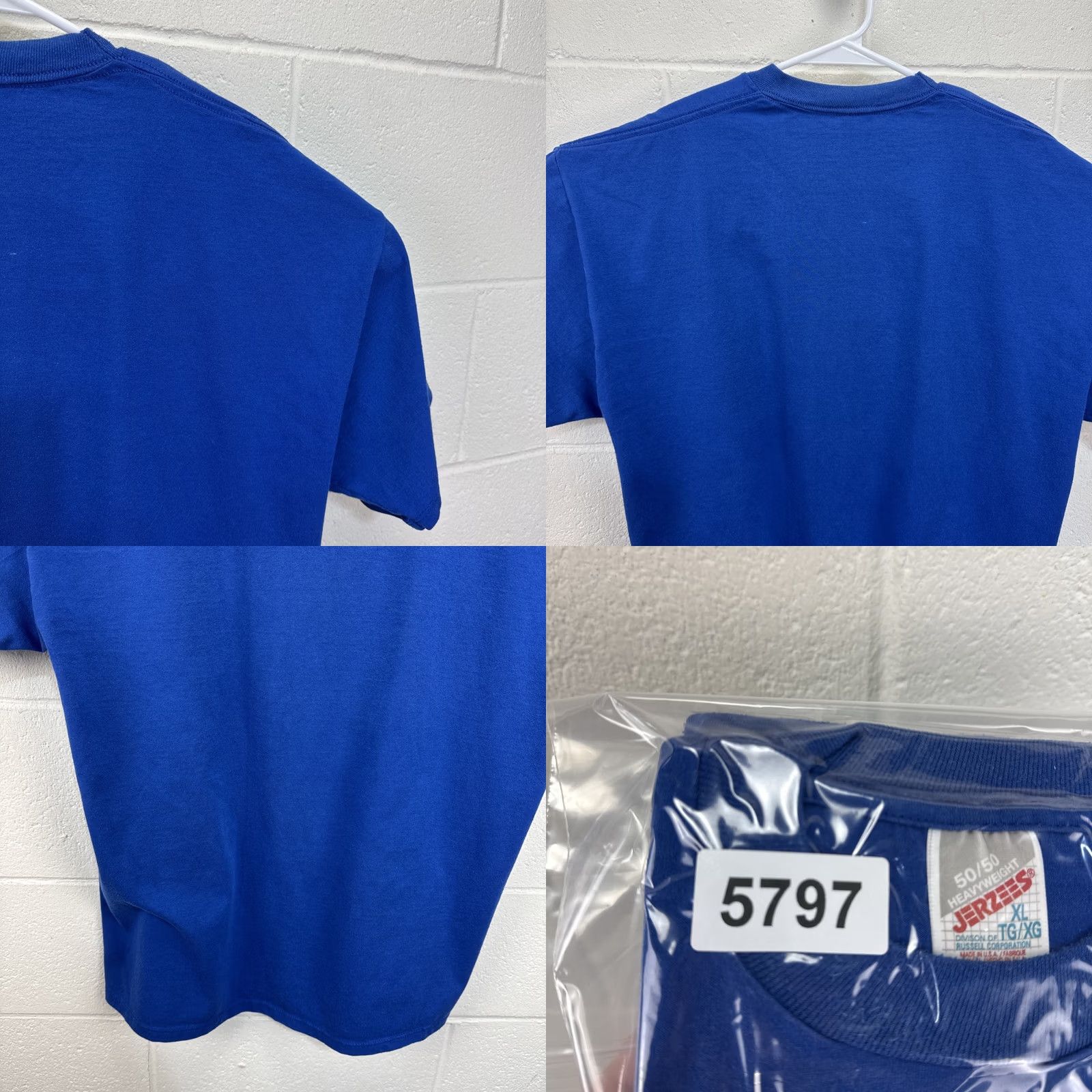 Jerzees VINTAGE 90s Alexander the Great “The Exhibition” T Shirt Blue XL Men Jerzees Graphic Print Crew Neck Short Sleeve Vintage 90s Art City Florida Size US XL / EU 56 / 4 - 9 Thumbnail