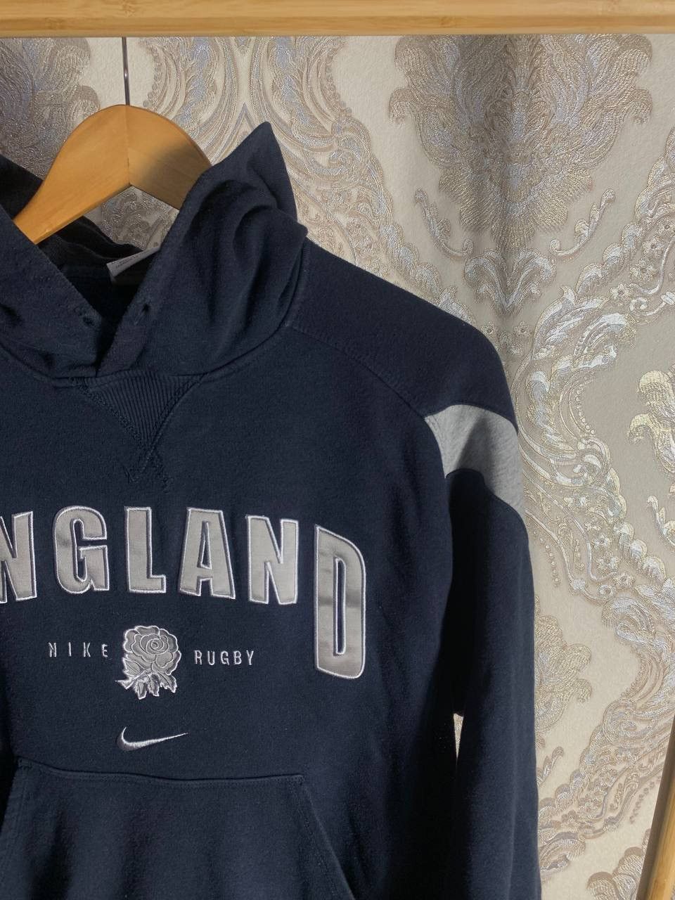 Nike VINTAGE NIKE RETRO ENGLAND RUGBY HOODIE DRILL SWOOSH Y2K 90s Size US S / EU 44-46 / 1 - 2 Thumbnail